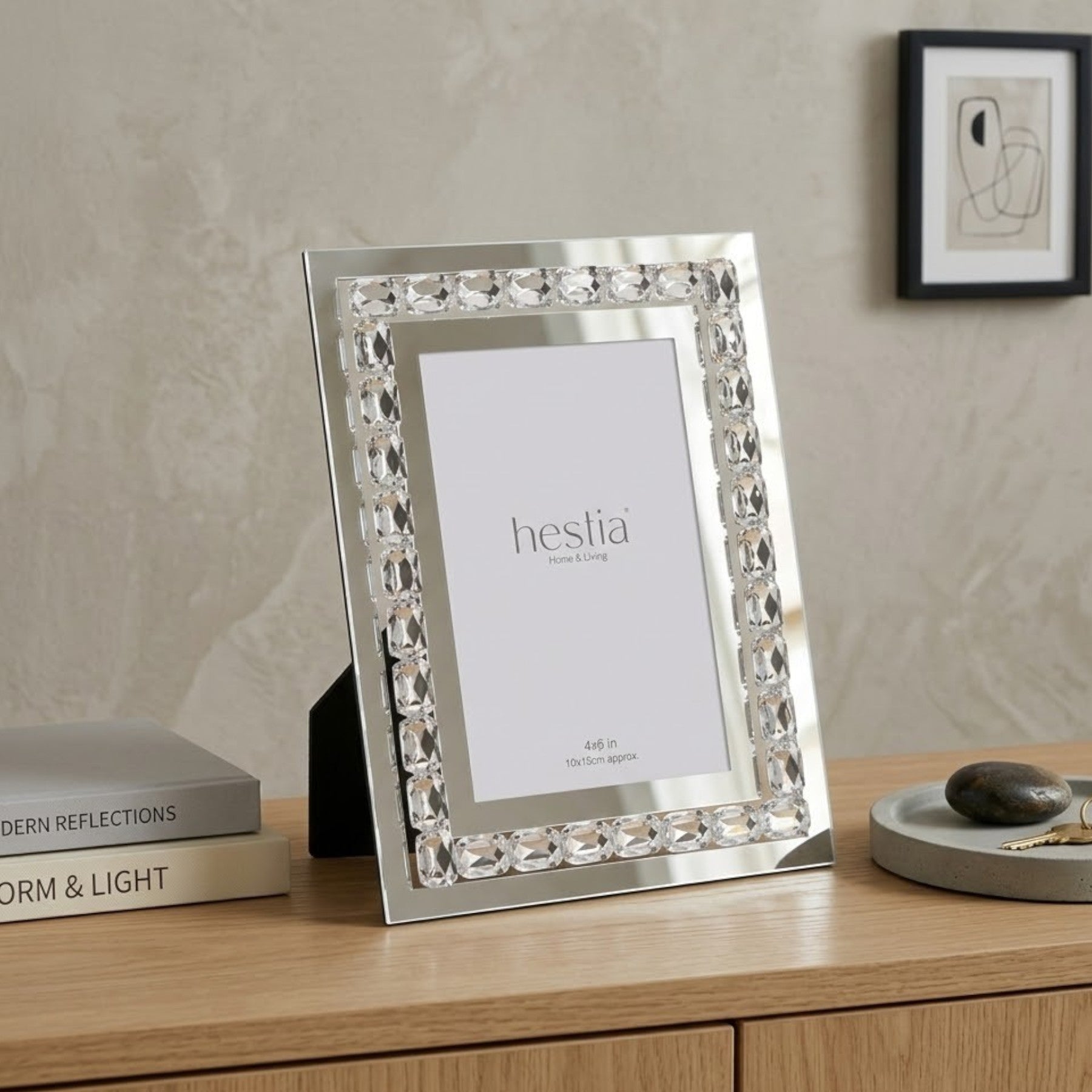 Evie Crystal Rectangle Photo Frame