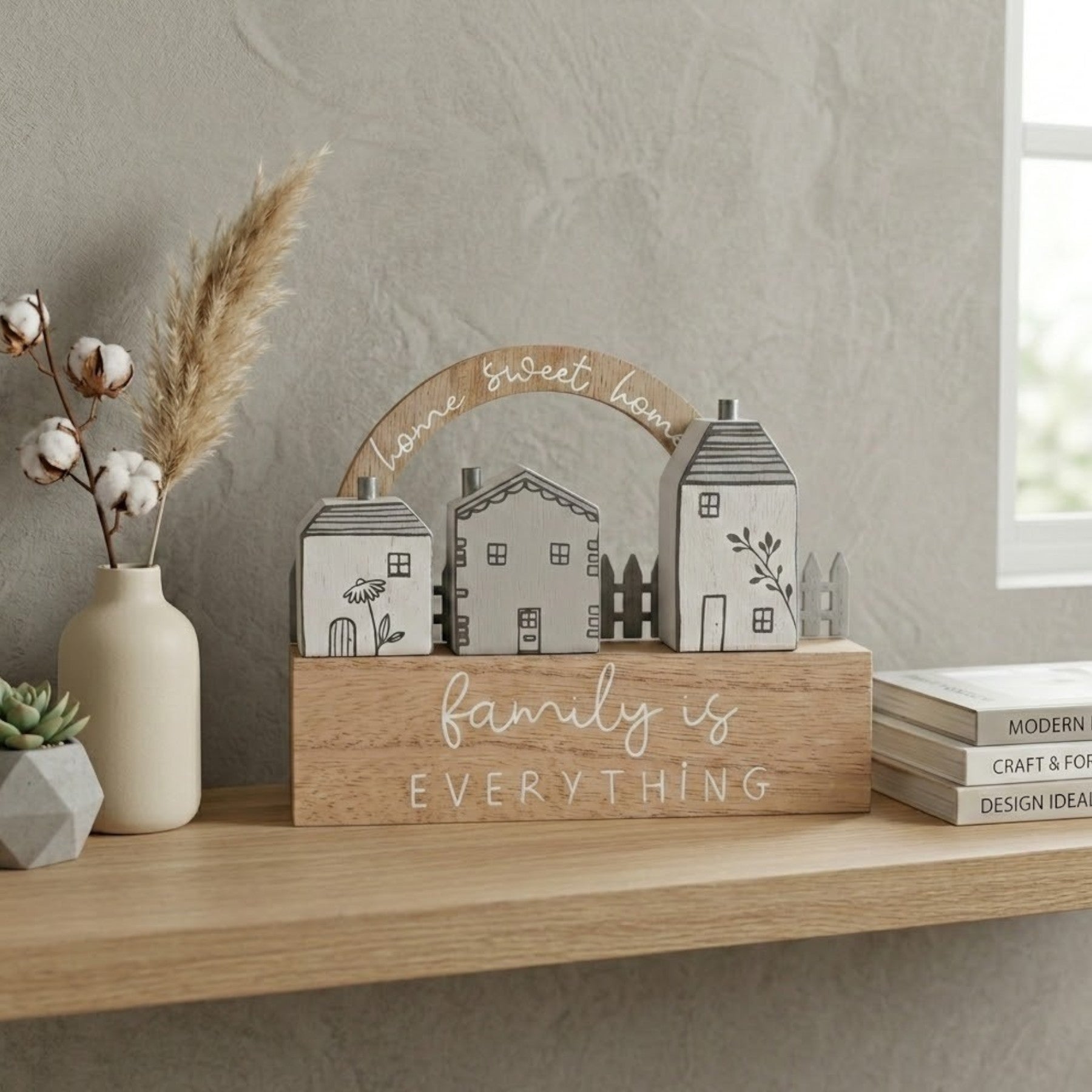 Family Is Everything Moments Houses Plaque