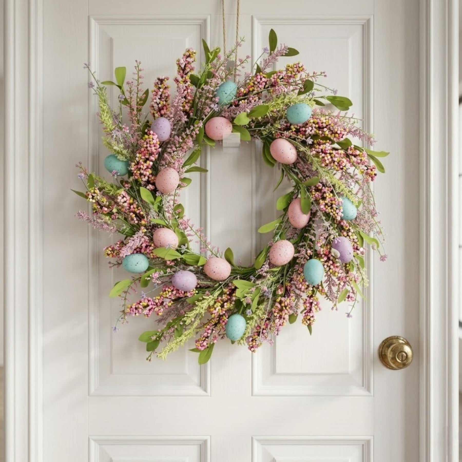 Springtime Easter Egg Hunt Wreath