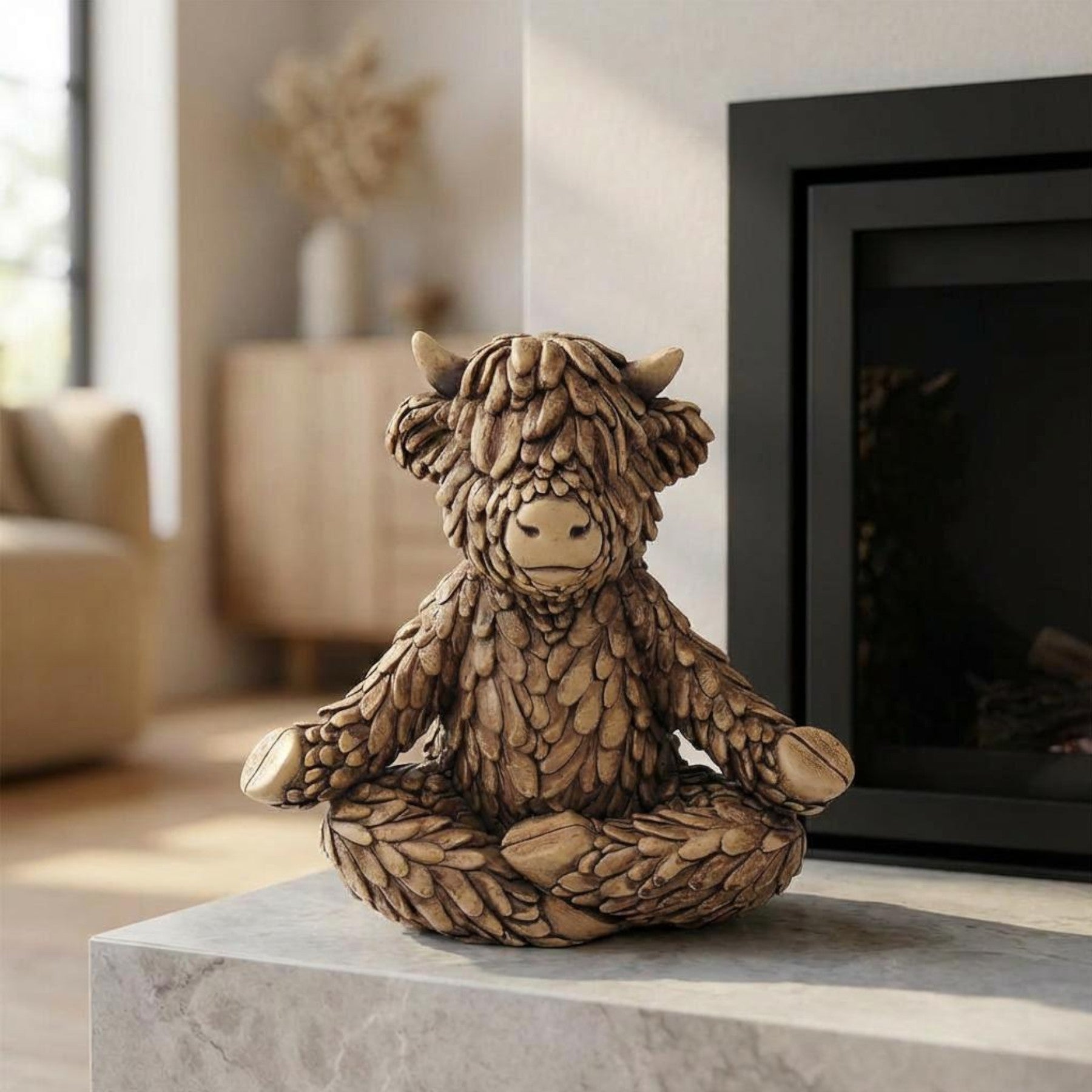 Hughie Highland Cow Yoga Ornament