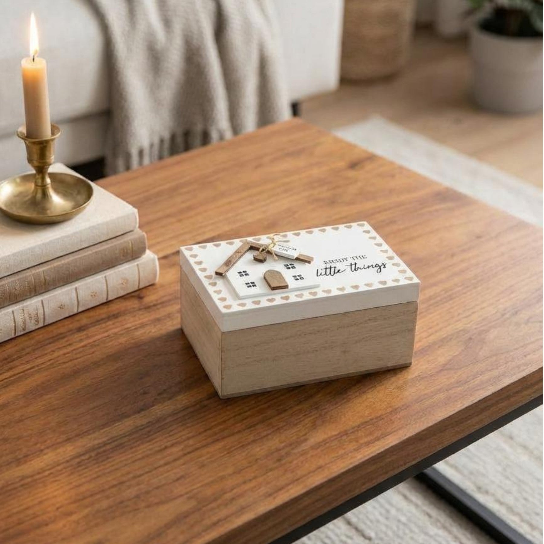 Home Cottage Wooden Storage Box