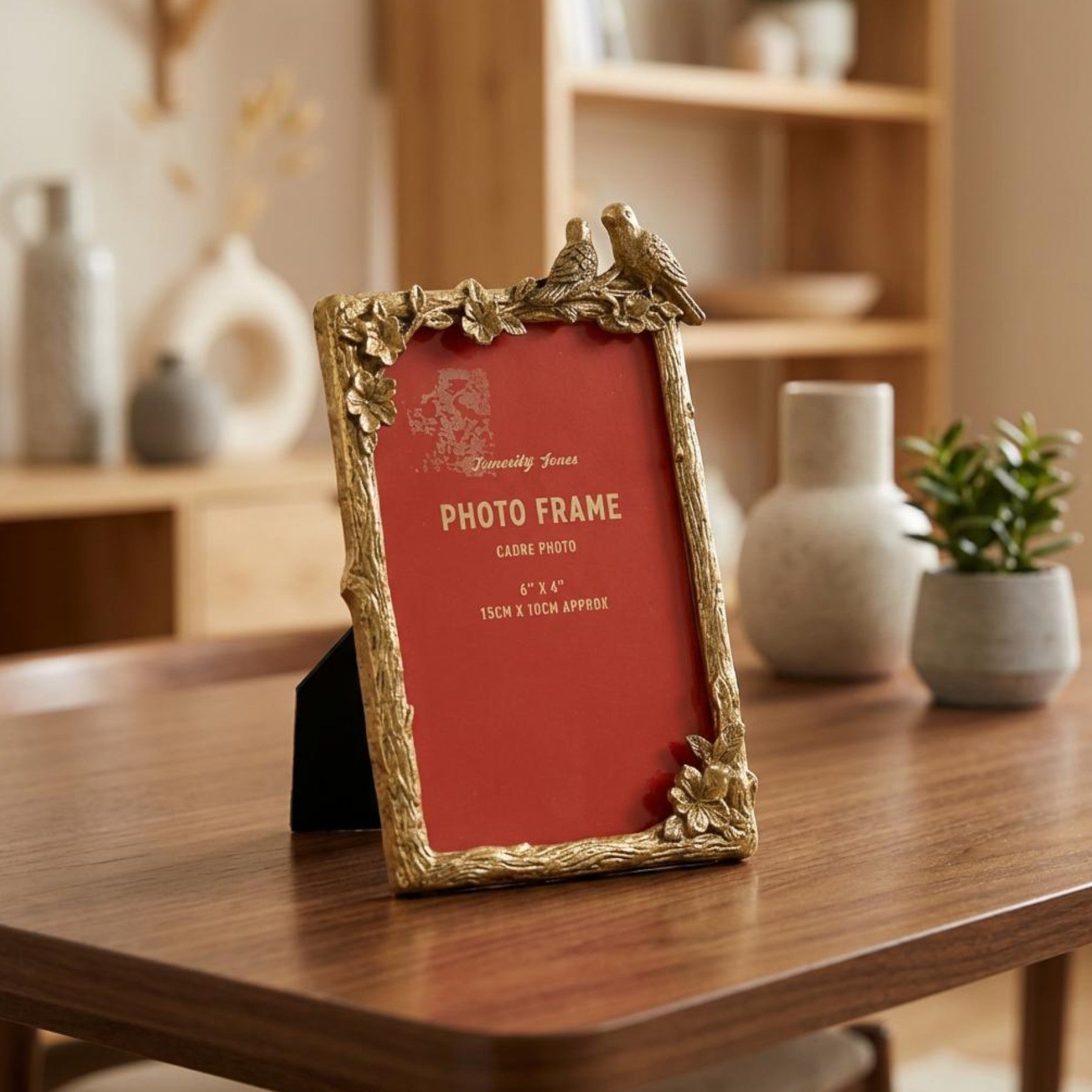 Botanical Love Birds Photo Frame