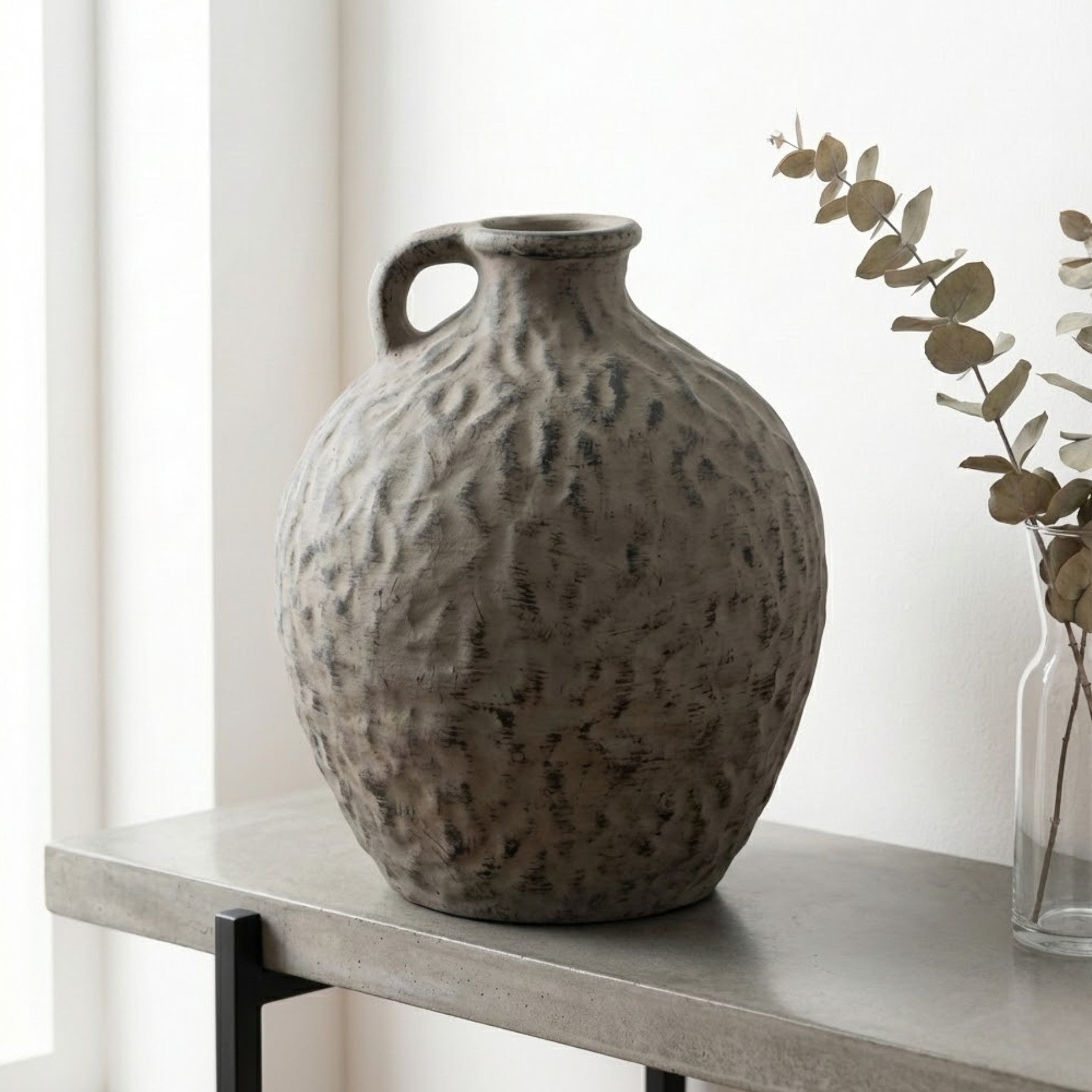 Artisan Speckled Jug Vase