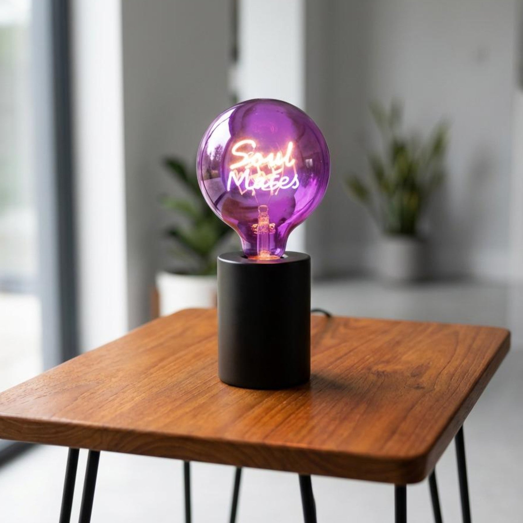 Soul Mates LED Text Lamp