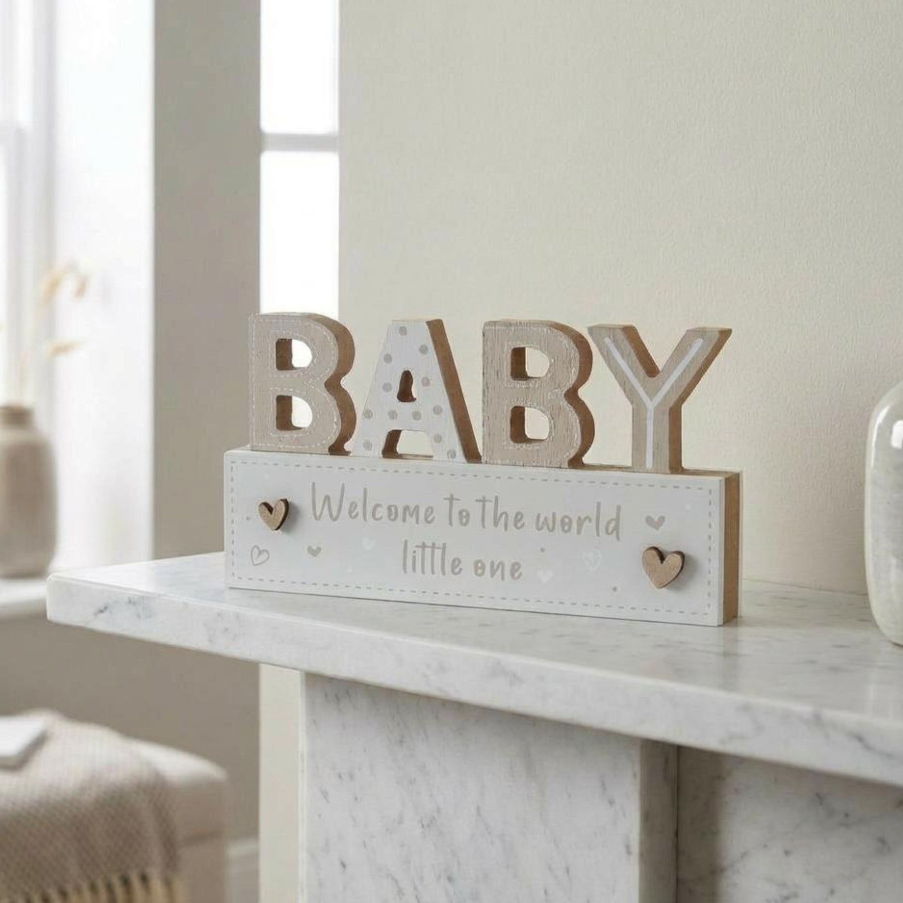 Standing Baby Plaque Decoration