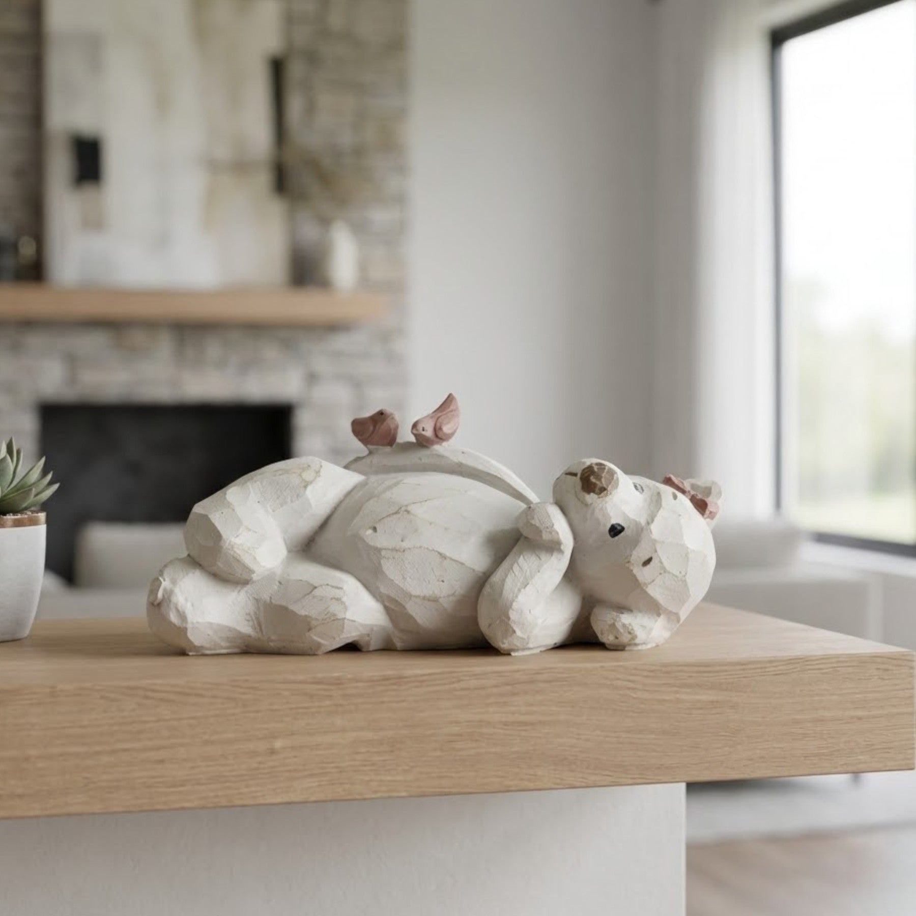 Lying Daisy Bear Ornament