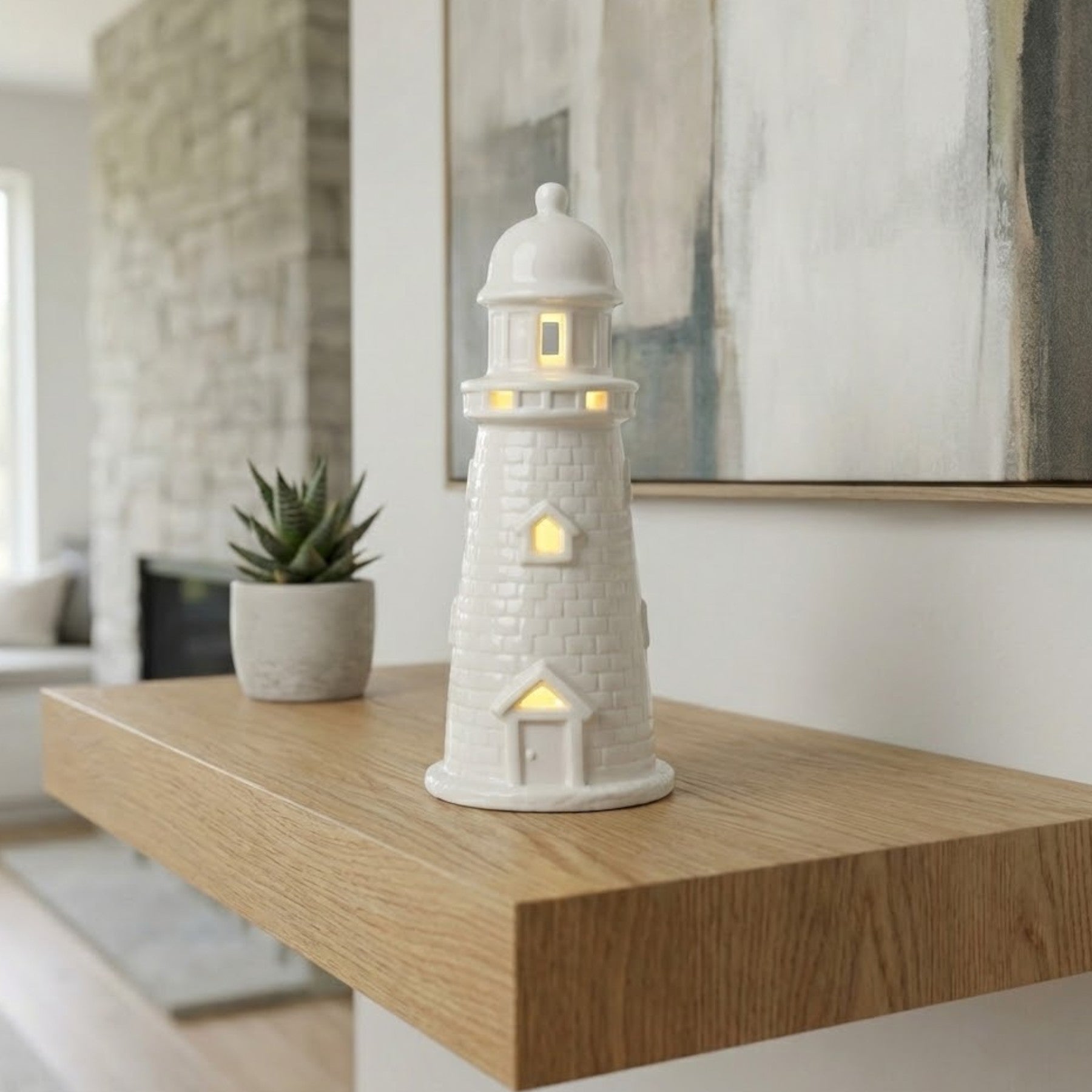 Light Up Lighthouse Ornament