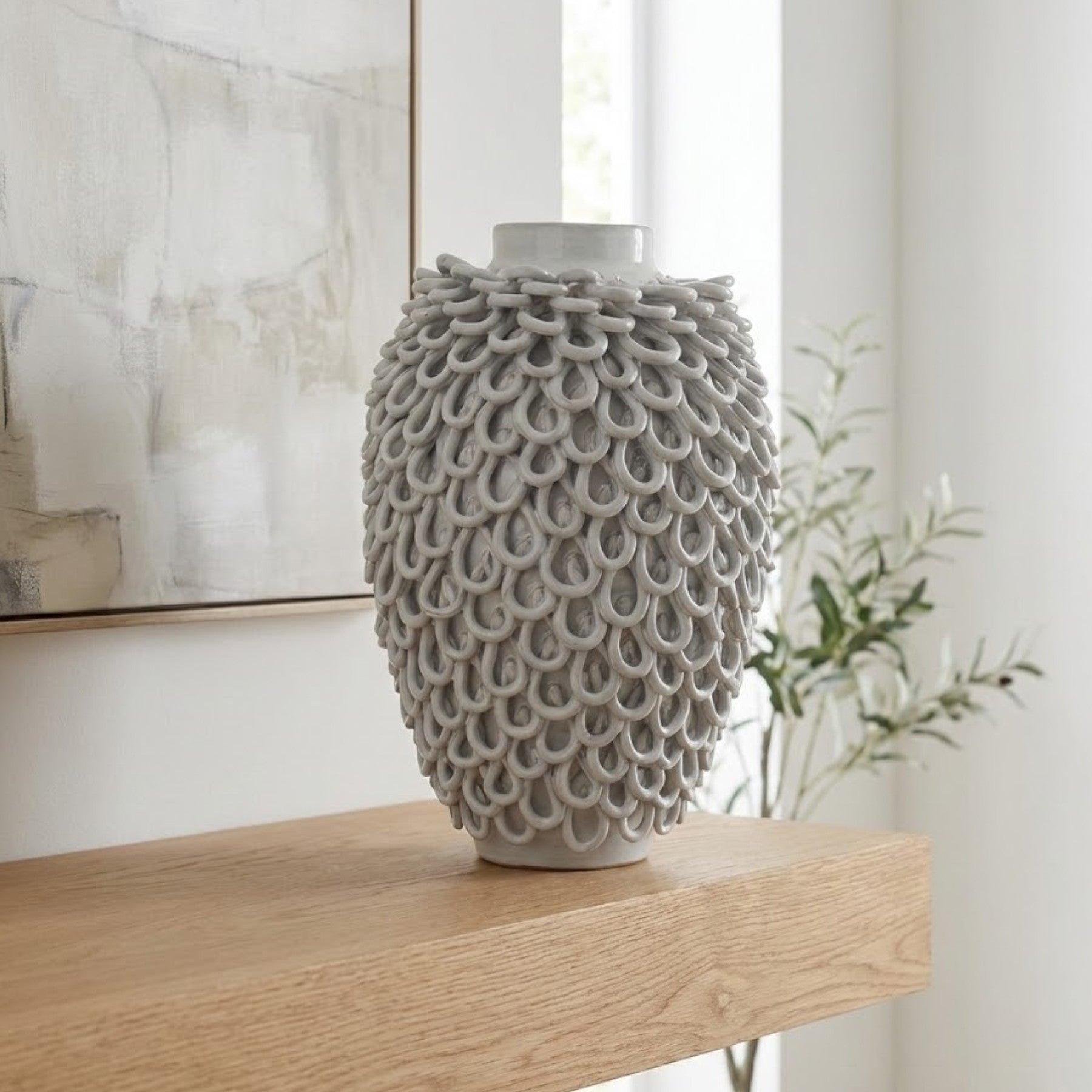 Maison Terracotta Loop Vase