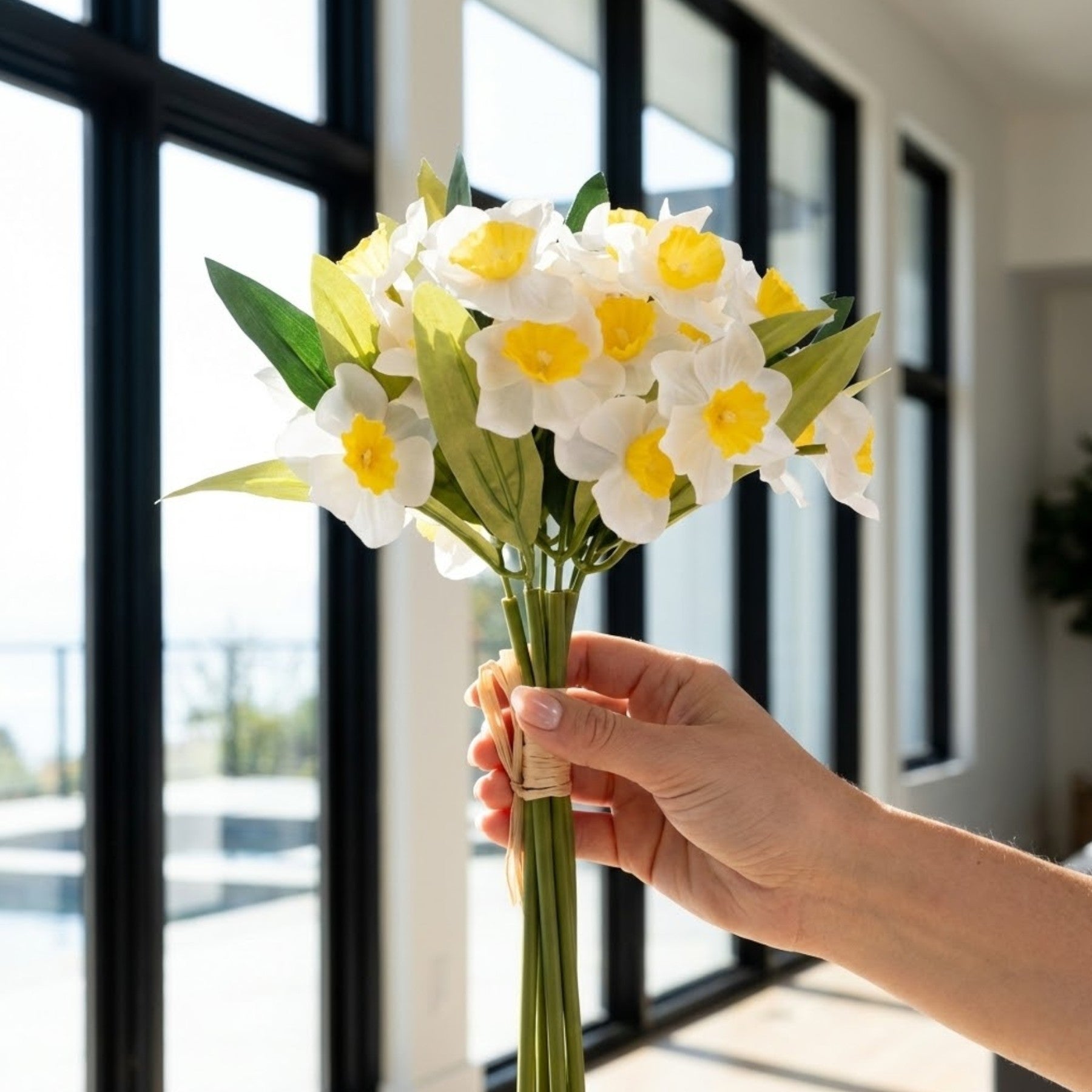 Artificial Daffodil Bouquet Bunch