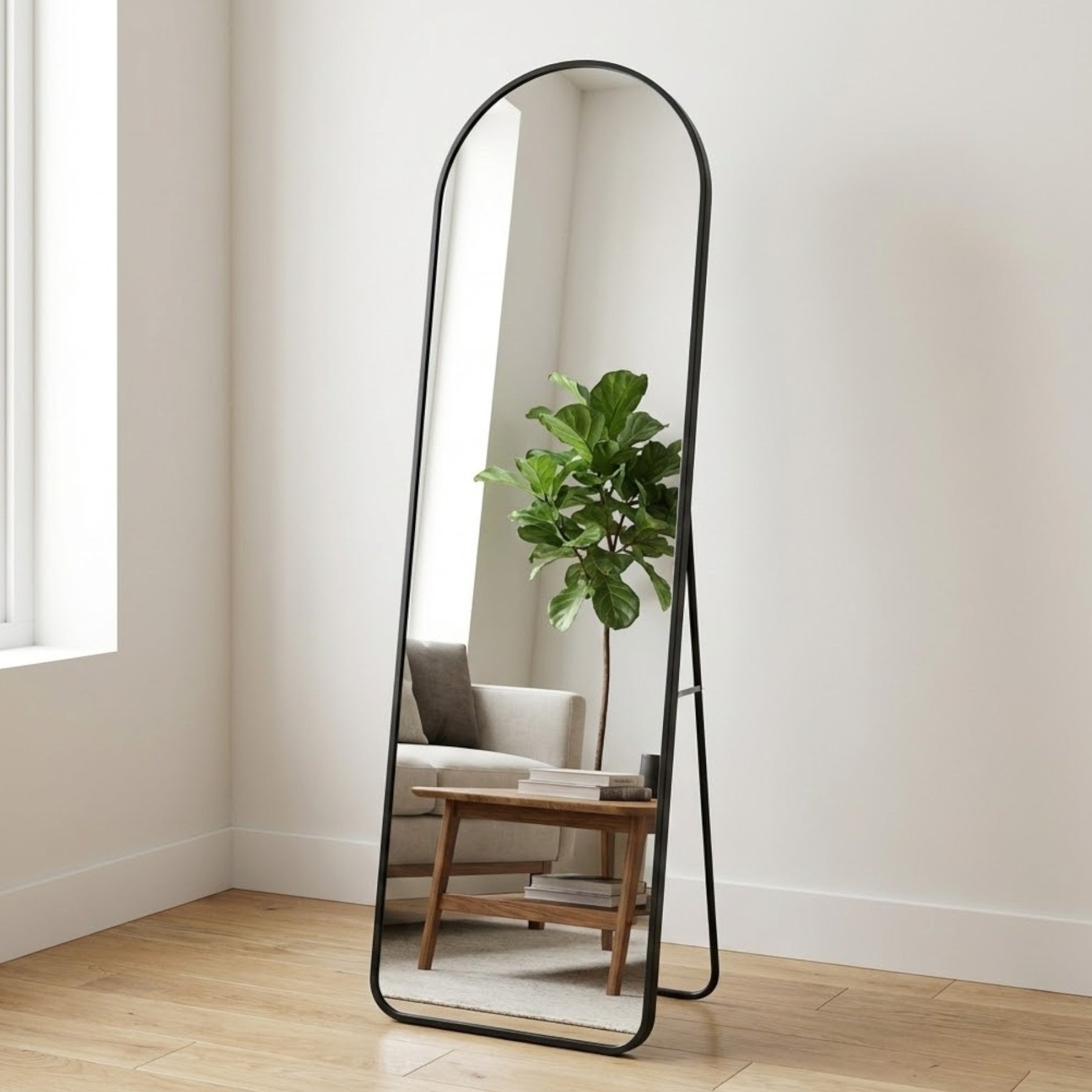 Minimalist Urban Arch Standing Mirror