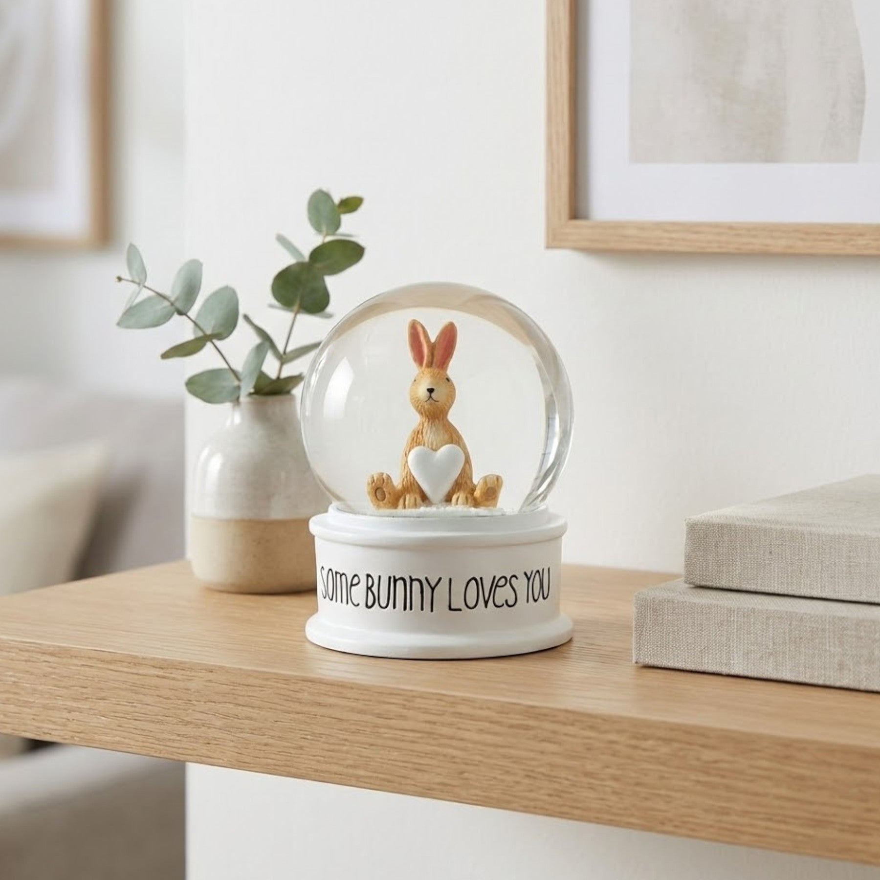 Some Bunny Loves You Snowglobe