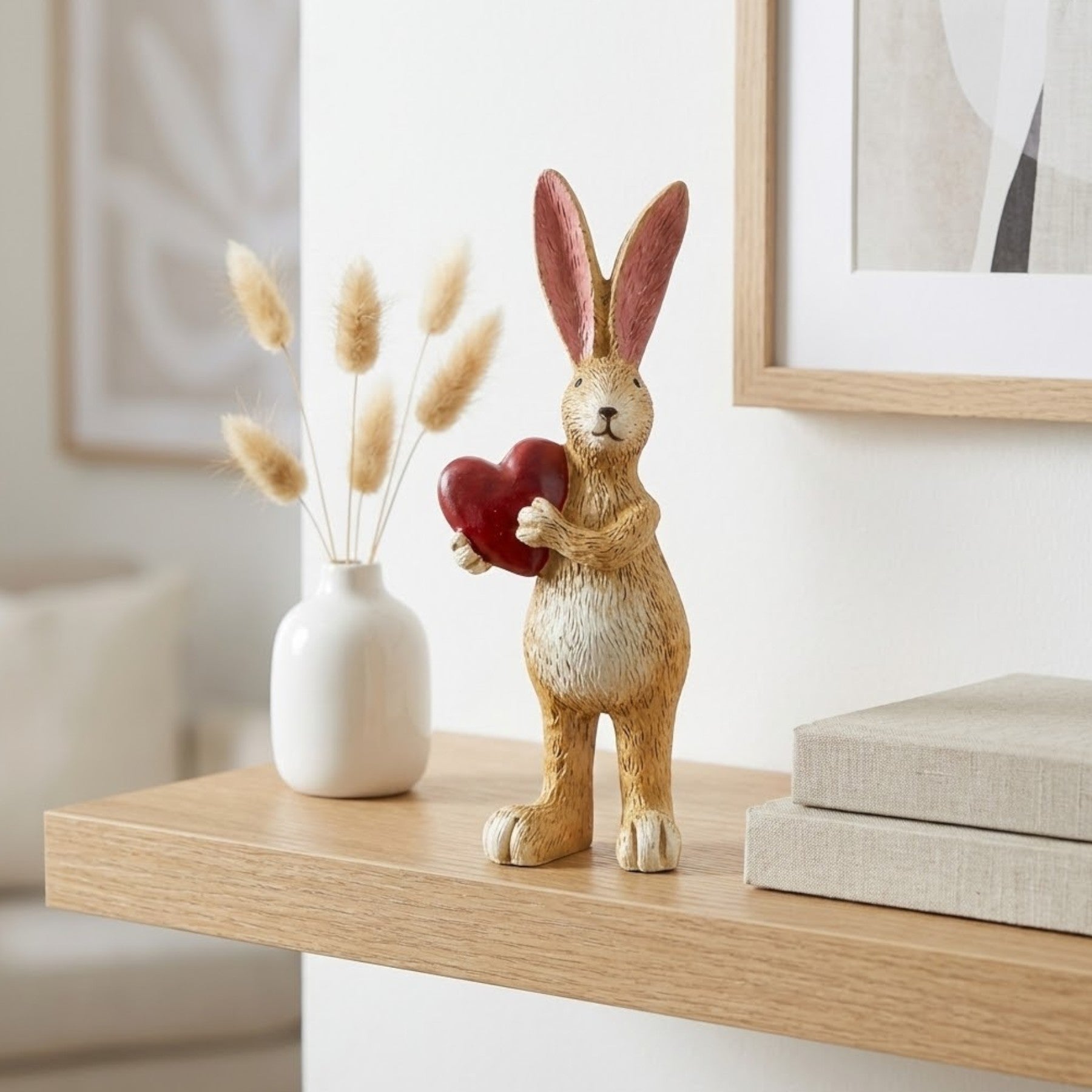 Jasper Rabbit Holding Heart