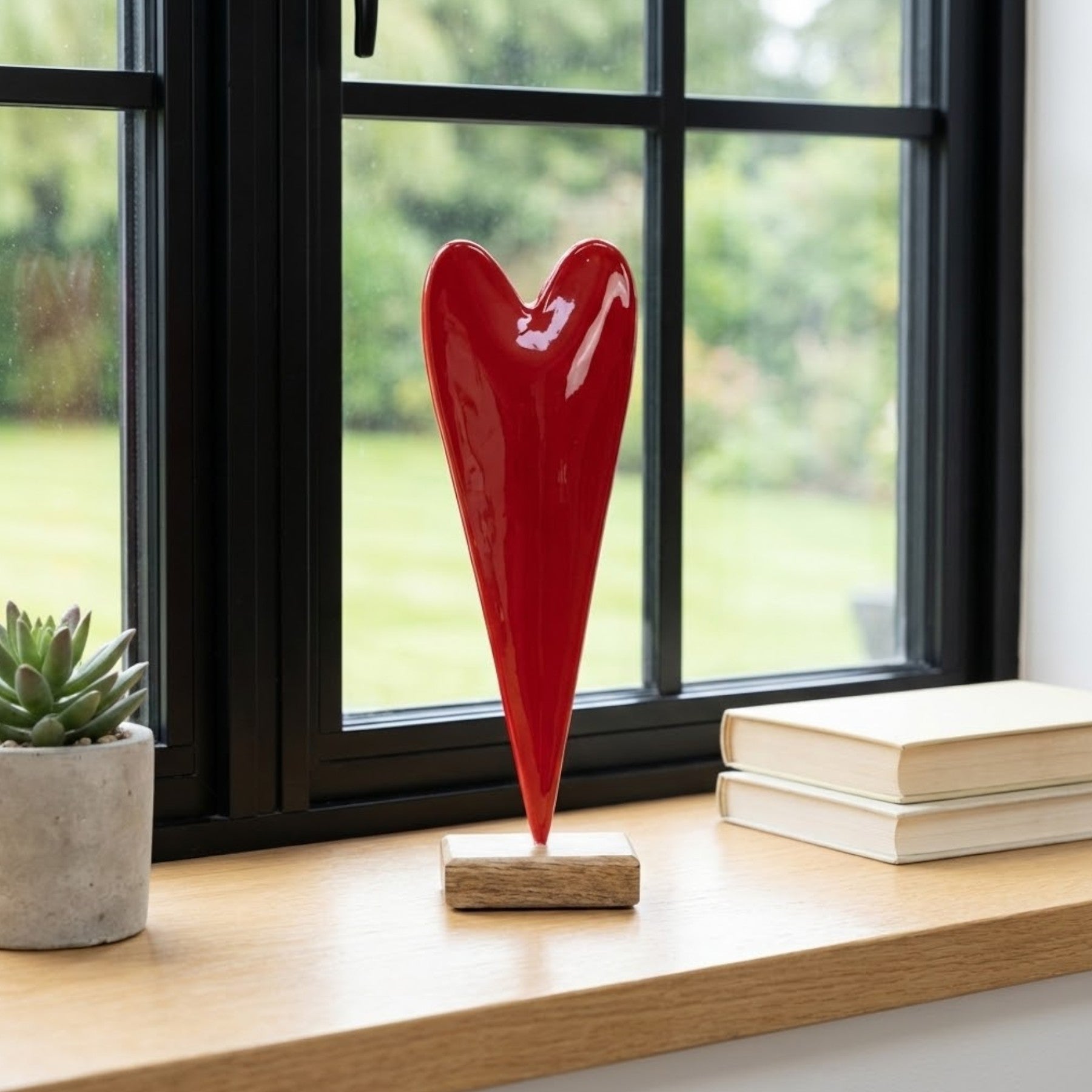Crimson Love Heart Ornament