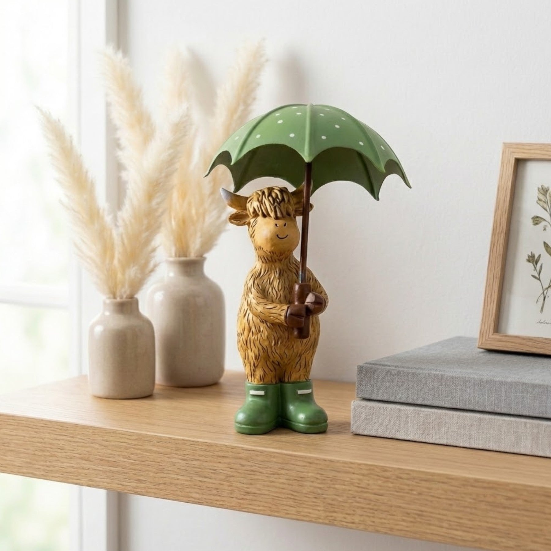 Highland Cow Umbrella Wellies