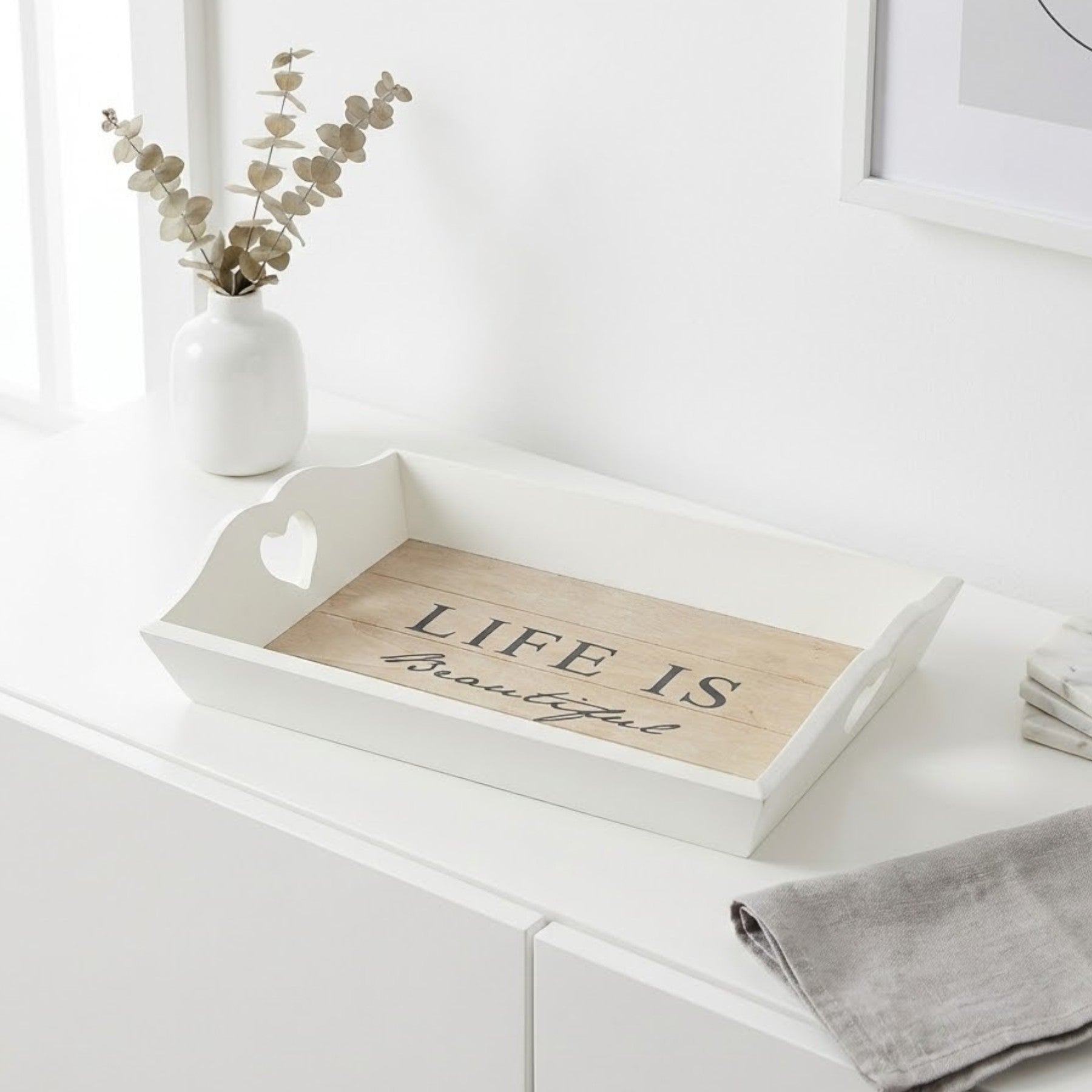 Life Is Beautiful Decorative Tray