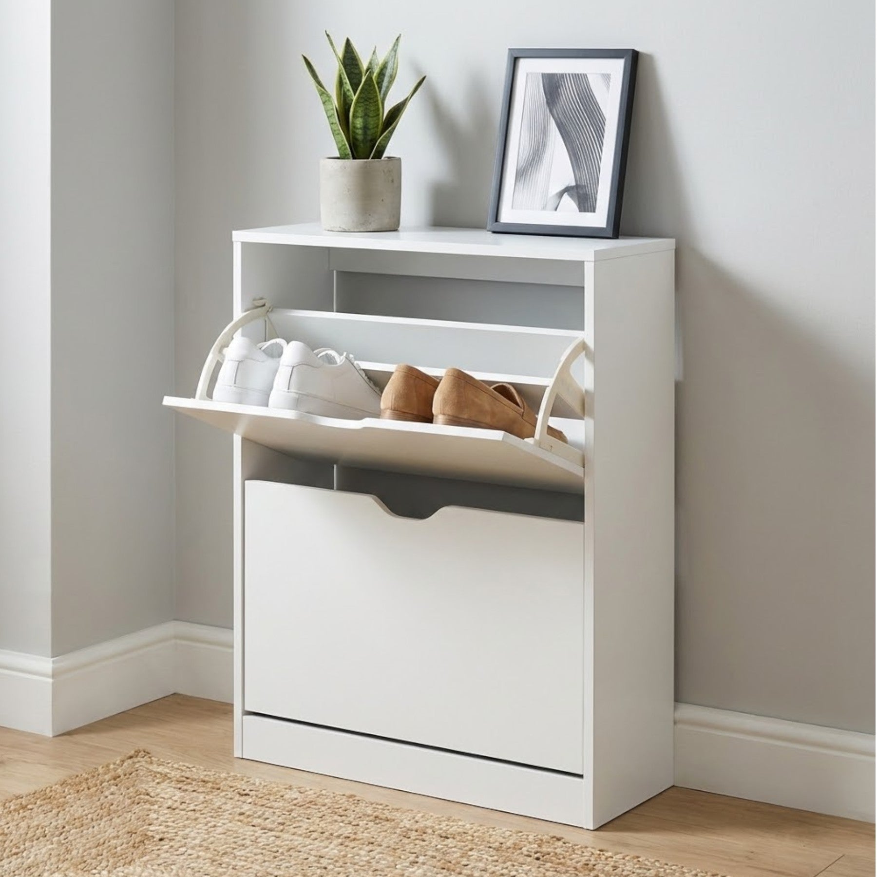 Maison 2 Tier Shoe Storage Cabinet