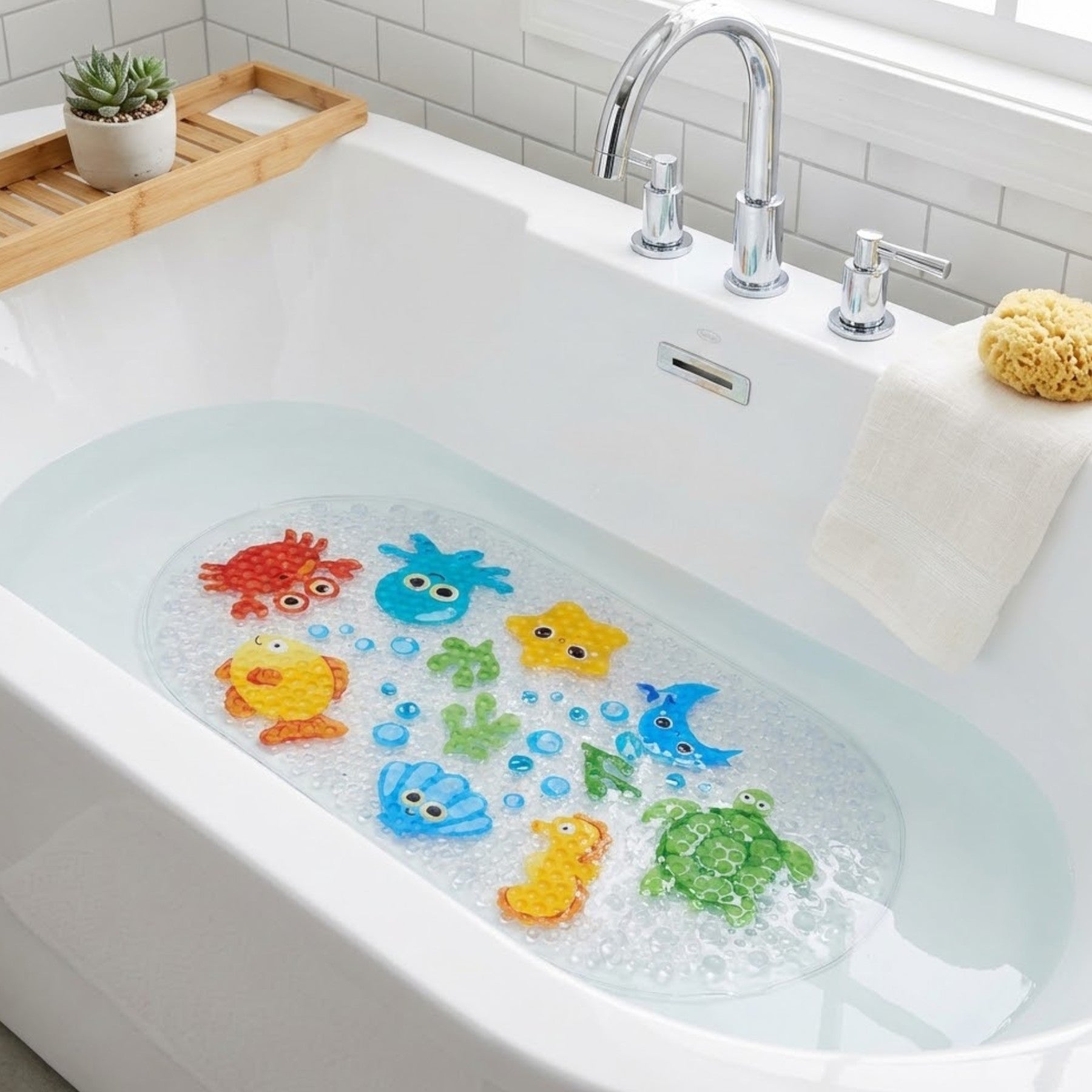 Sea Animals Non-Slip Bath Mat