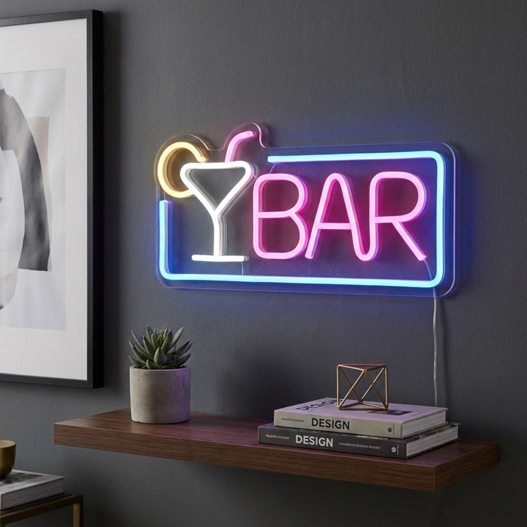 Bar Sign Neon Wall Light