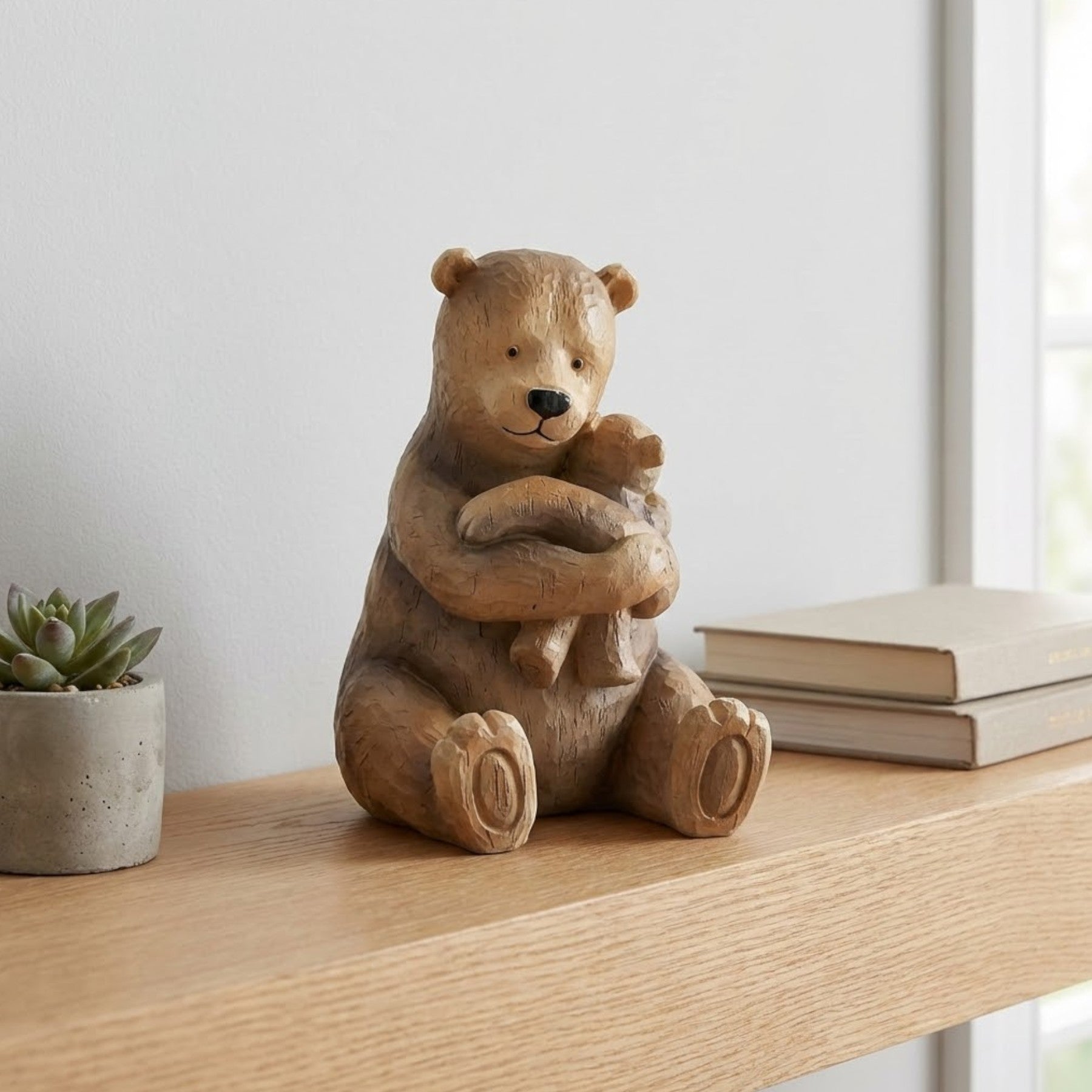 Bonnie and Beau Bear Hugging Ornament