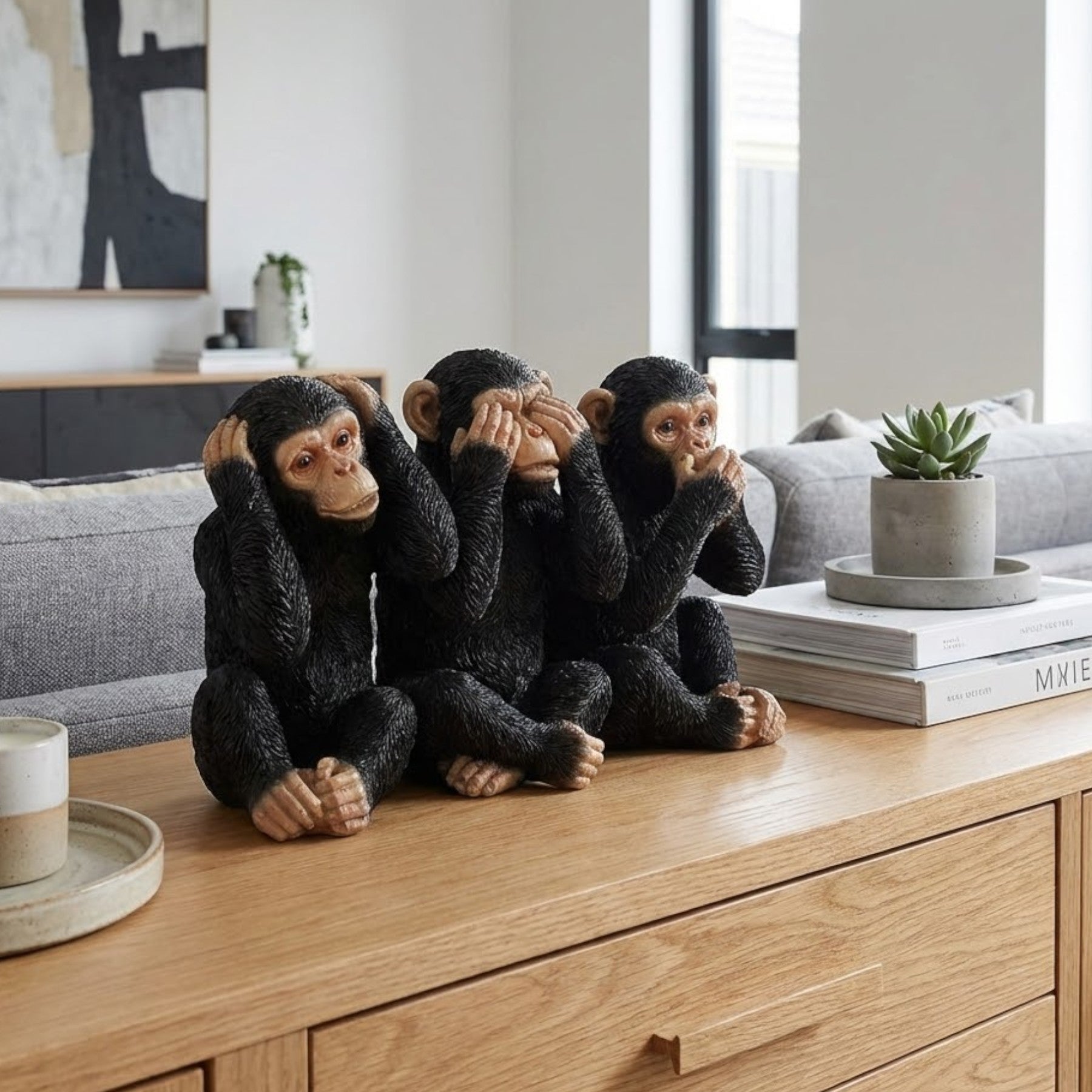 Three Wise Monkeys Ornament