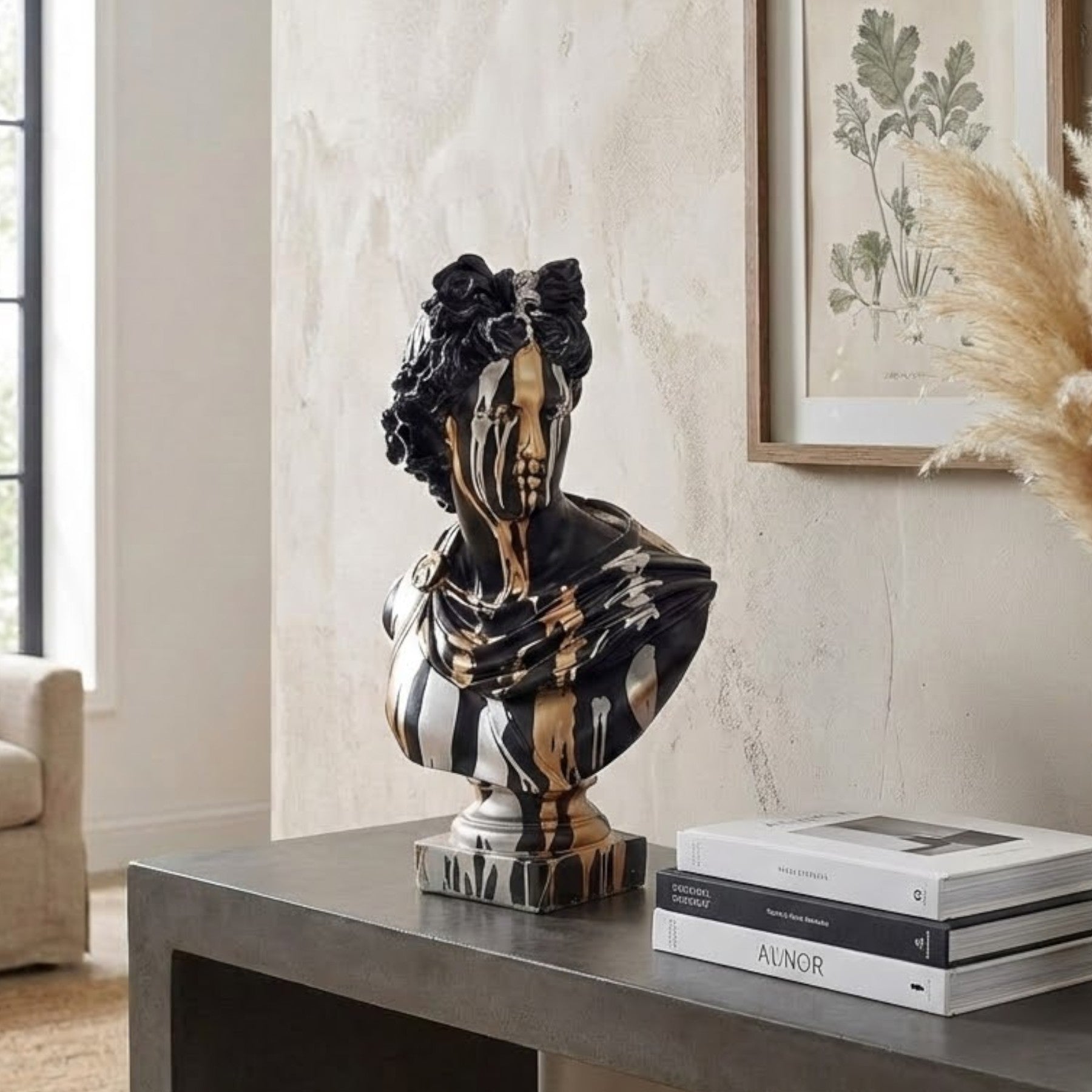 Urban Apollo Drip Art Sculpture