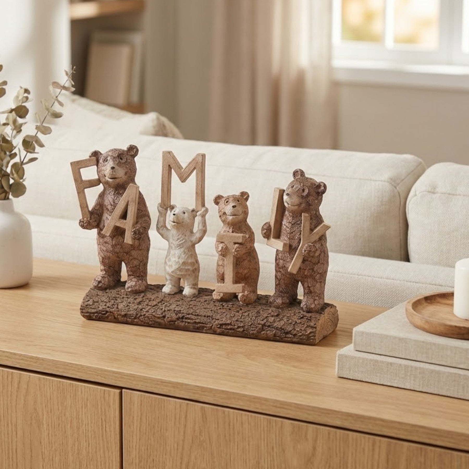 Standing Bear Family Ornament
