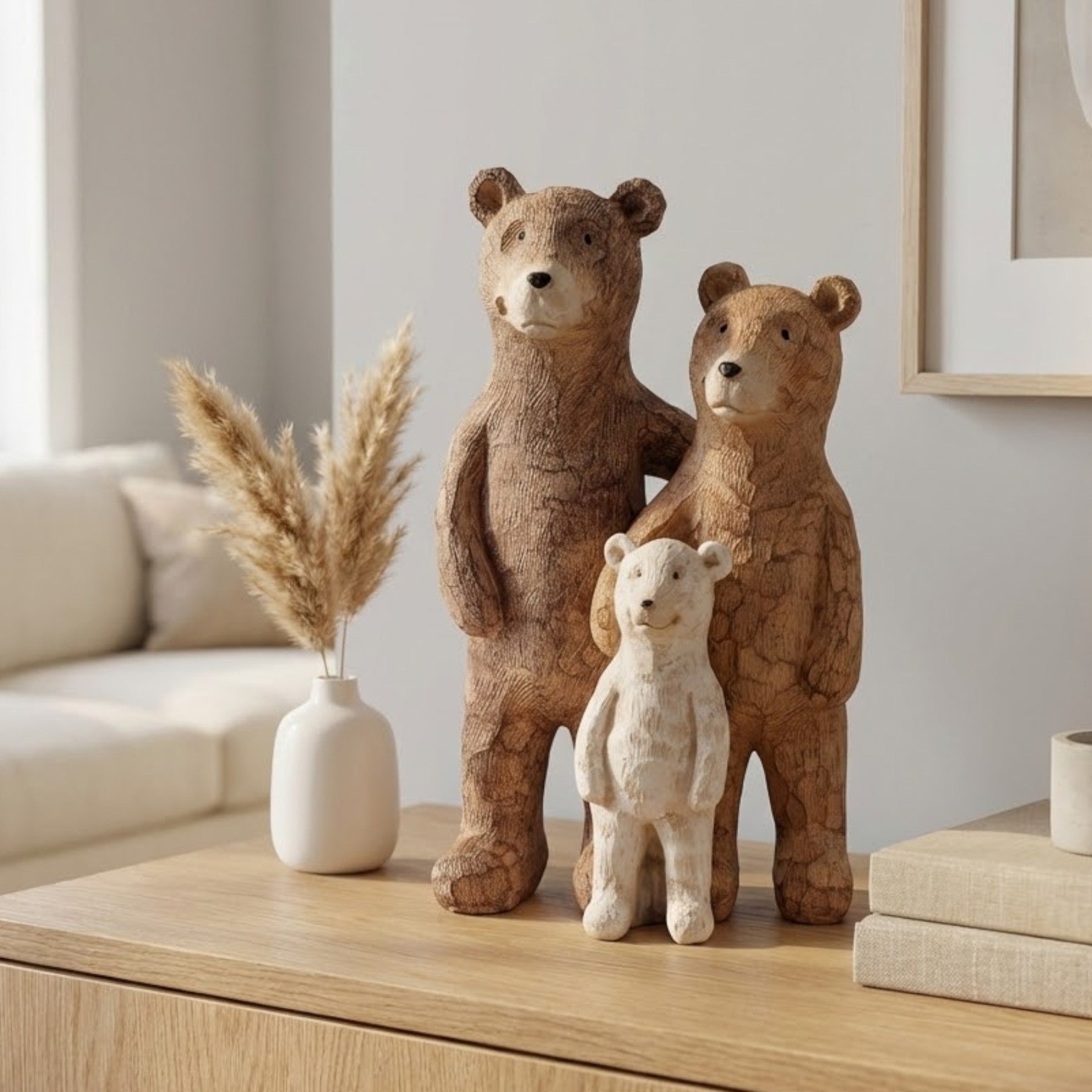 Standing Bear Family Trio Ornament