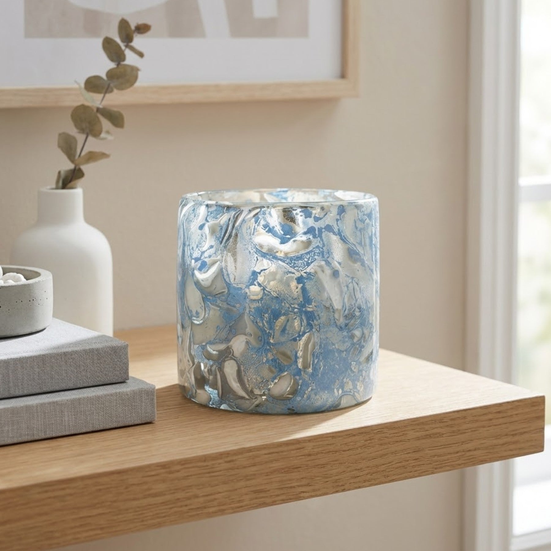 Maison Ocean Marble Glass Vase