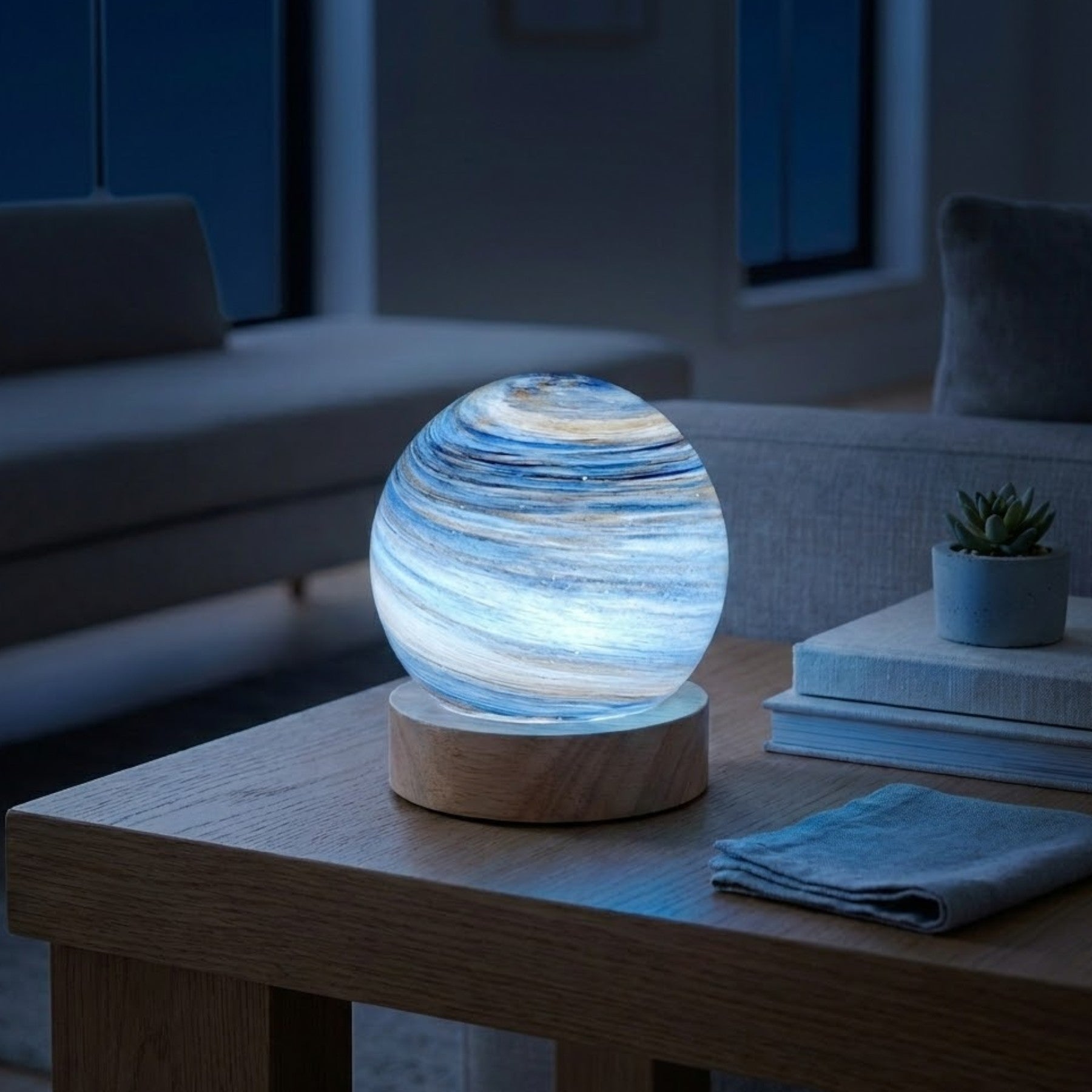 Aurora Blue Planetary Radiant Light