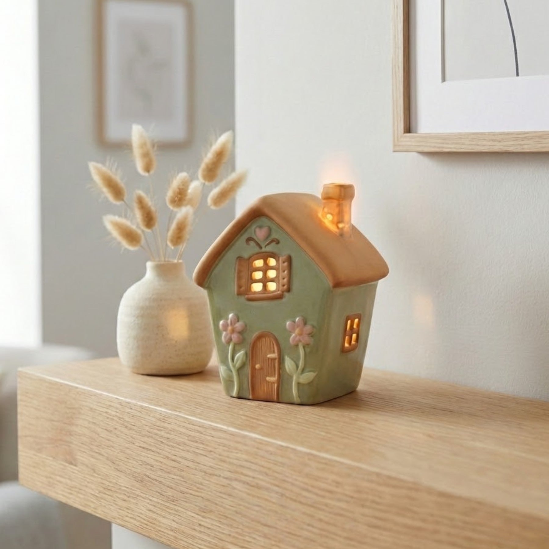 Pastel Fairy House Tealight Holder