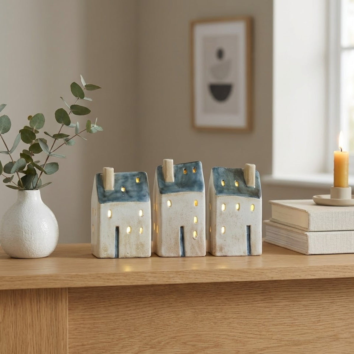 Trio LED Rustic Village Cottage Decor – Garden Greatness