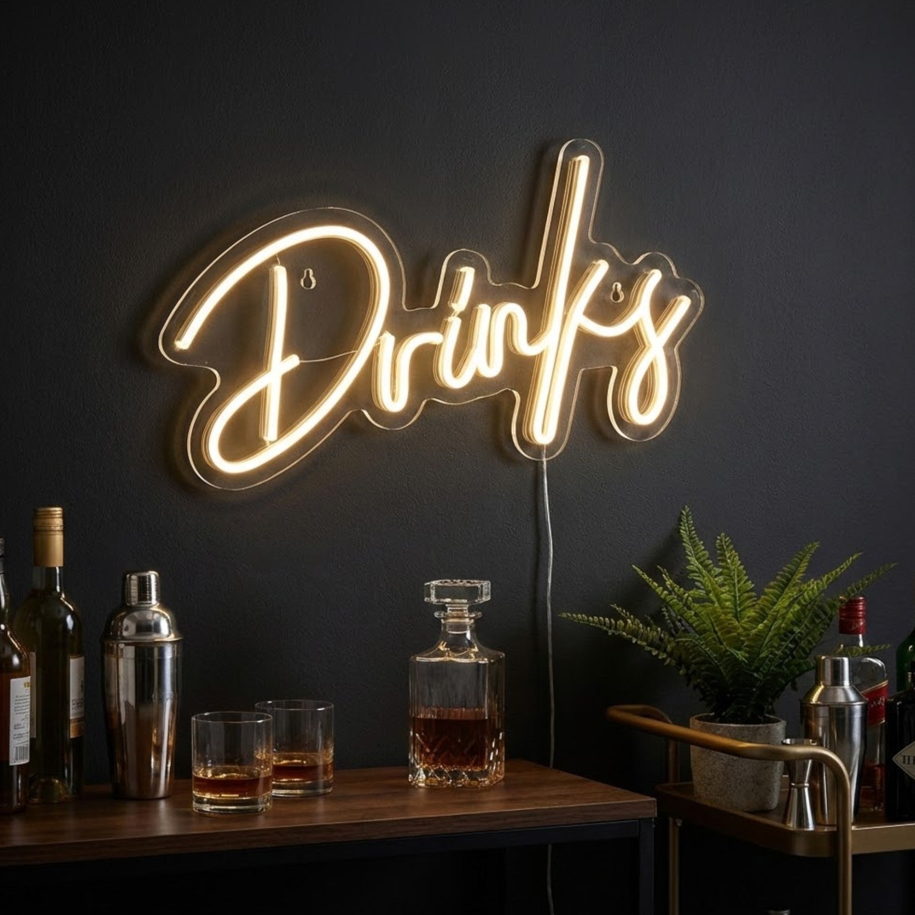 Drinks LED Neon Sign Decoration