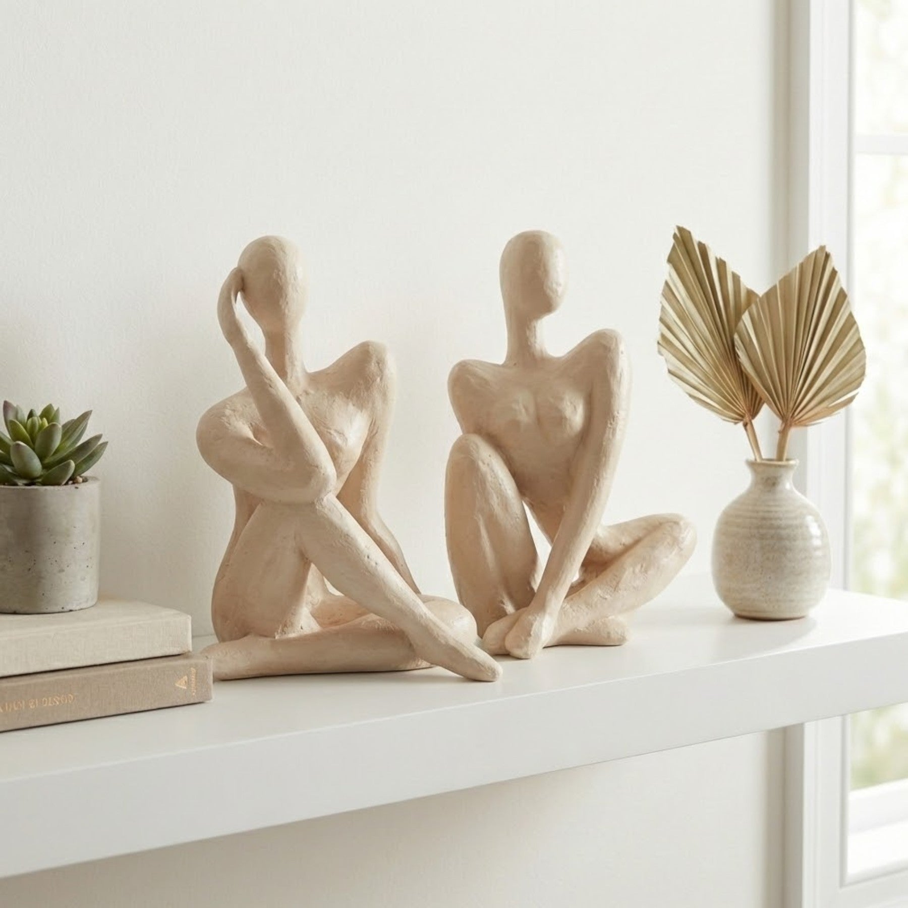 Relica Duo Sculptural Female Figures