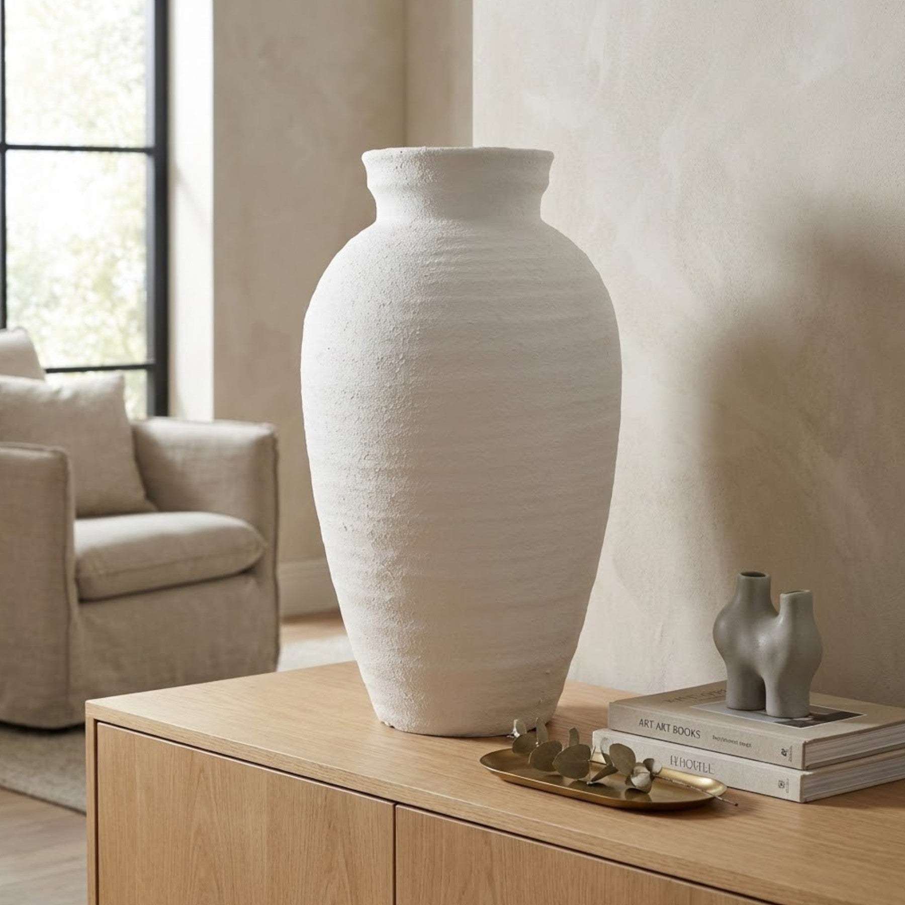 Maison Textured Large Traditional Vase