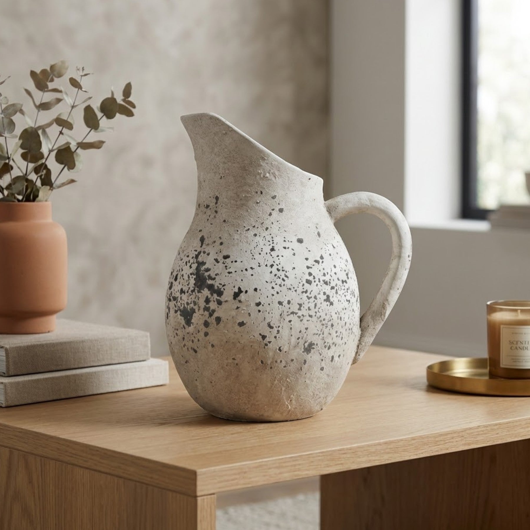 Relica Stone Effect Jug Vase