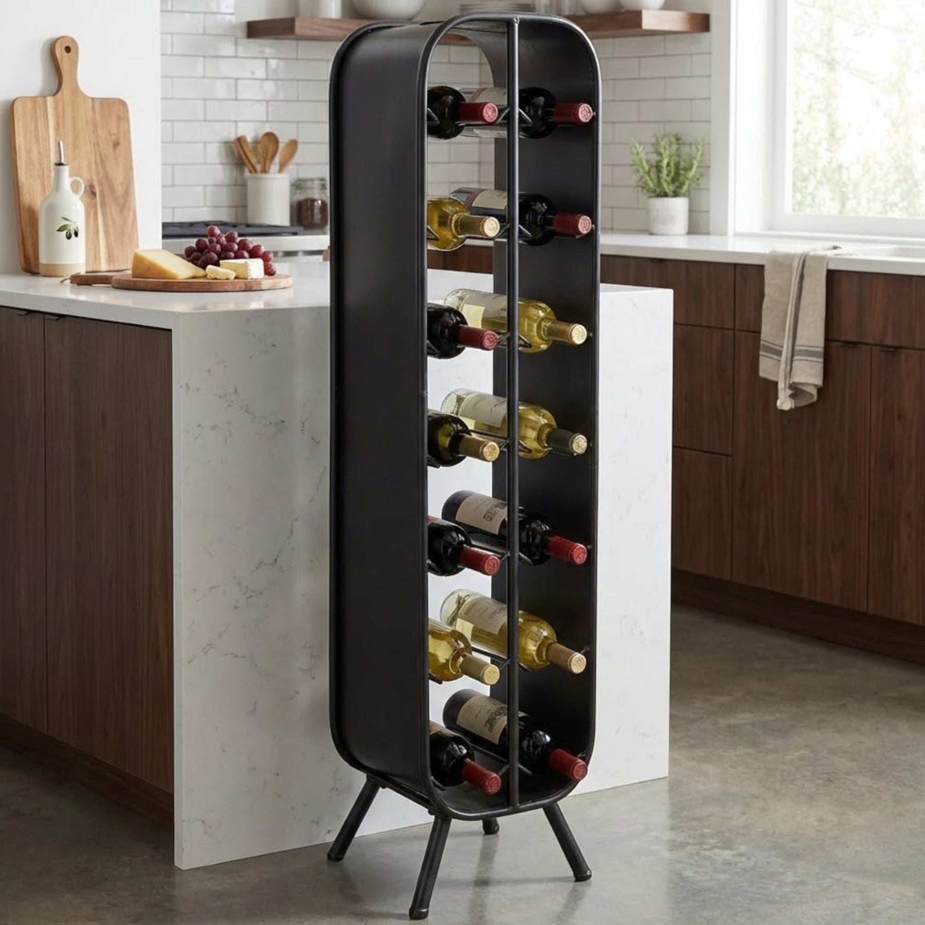 Camden Industrial 14 Bottle Wine Holder