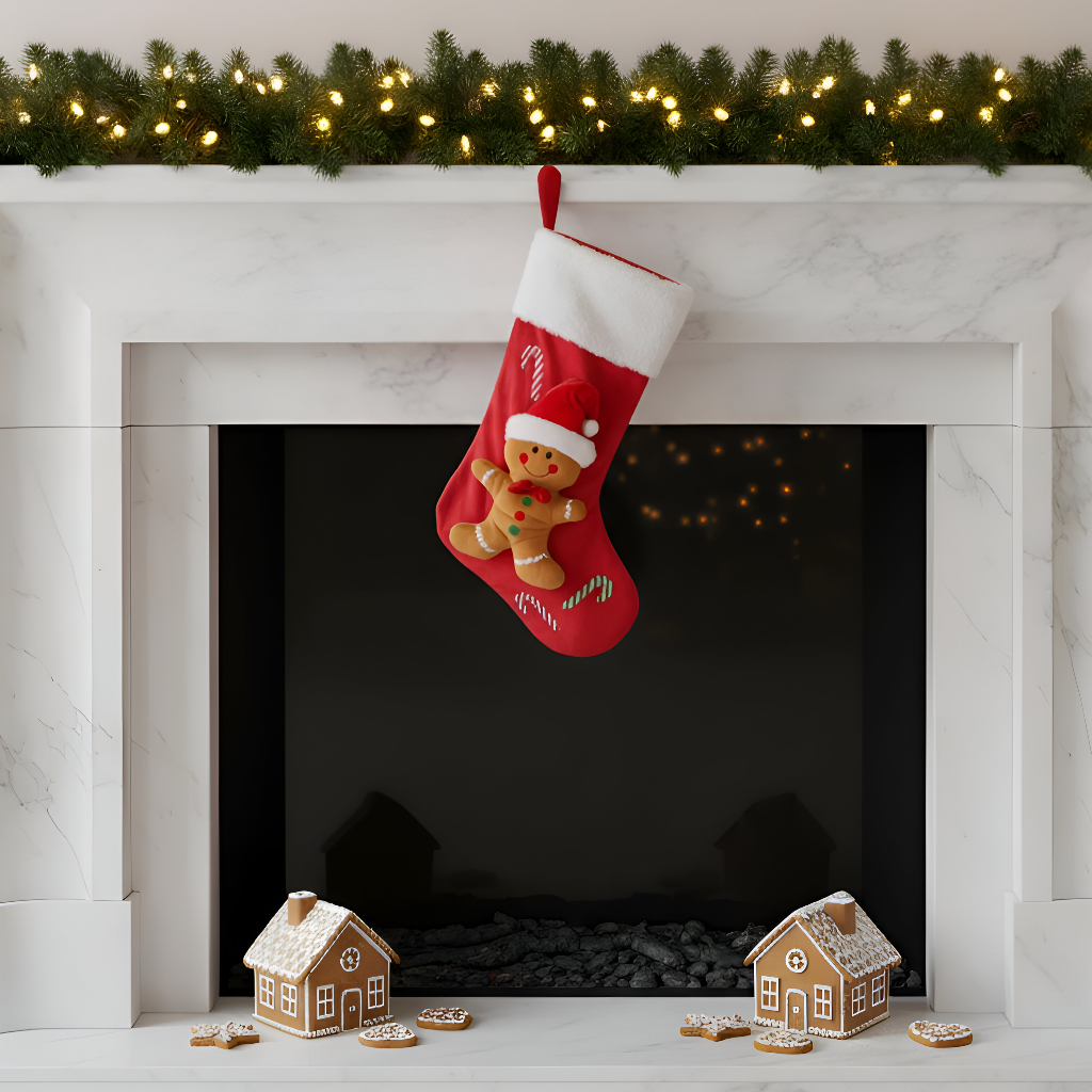 Gingerbread Candy Theme Stocking