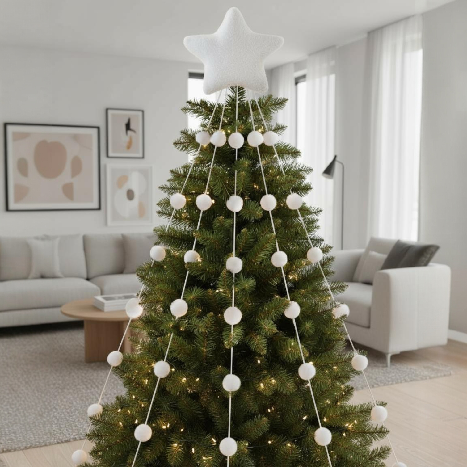 Nordic Cascading Star Tree Topper