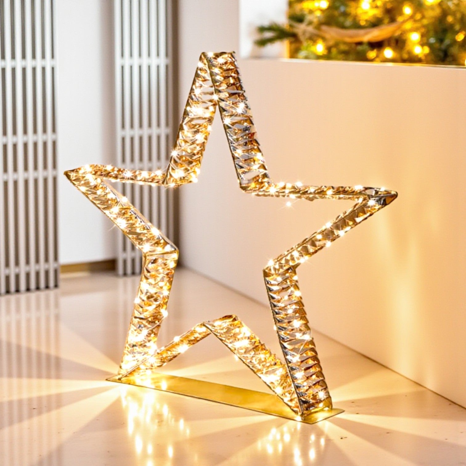 Grand LED Standing Star Decoration
