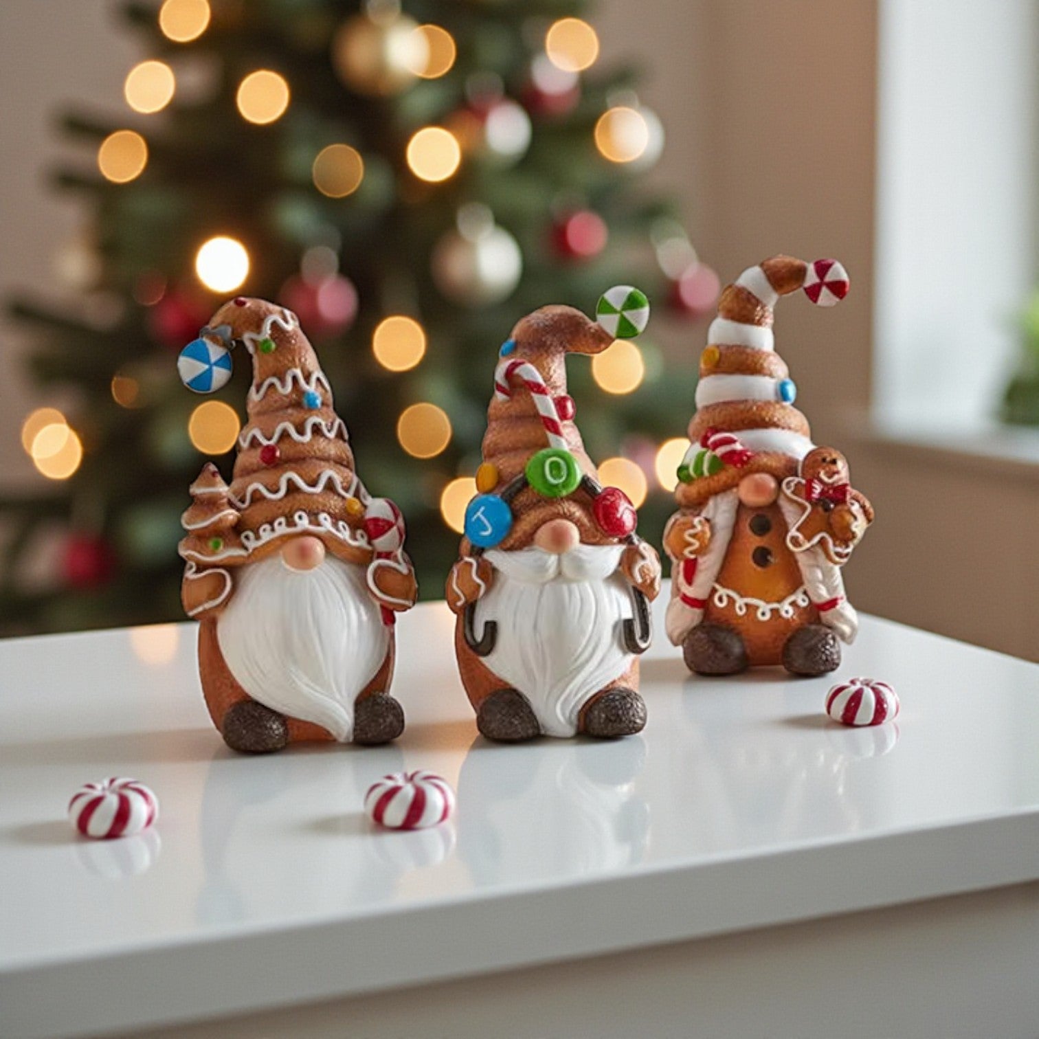 3 Pack Candy Theme Gingerbread Gonks