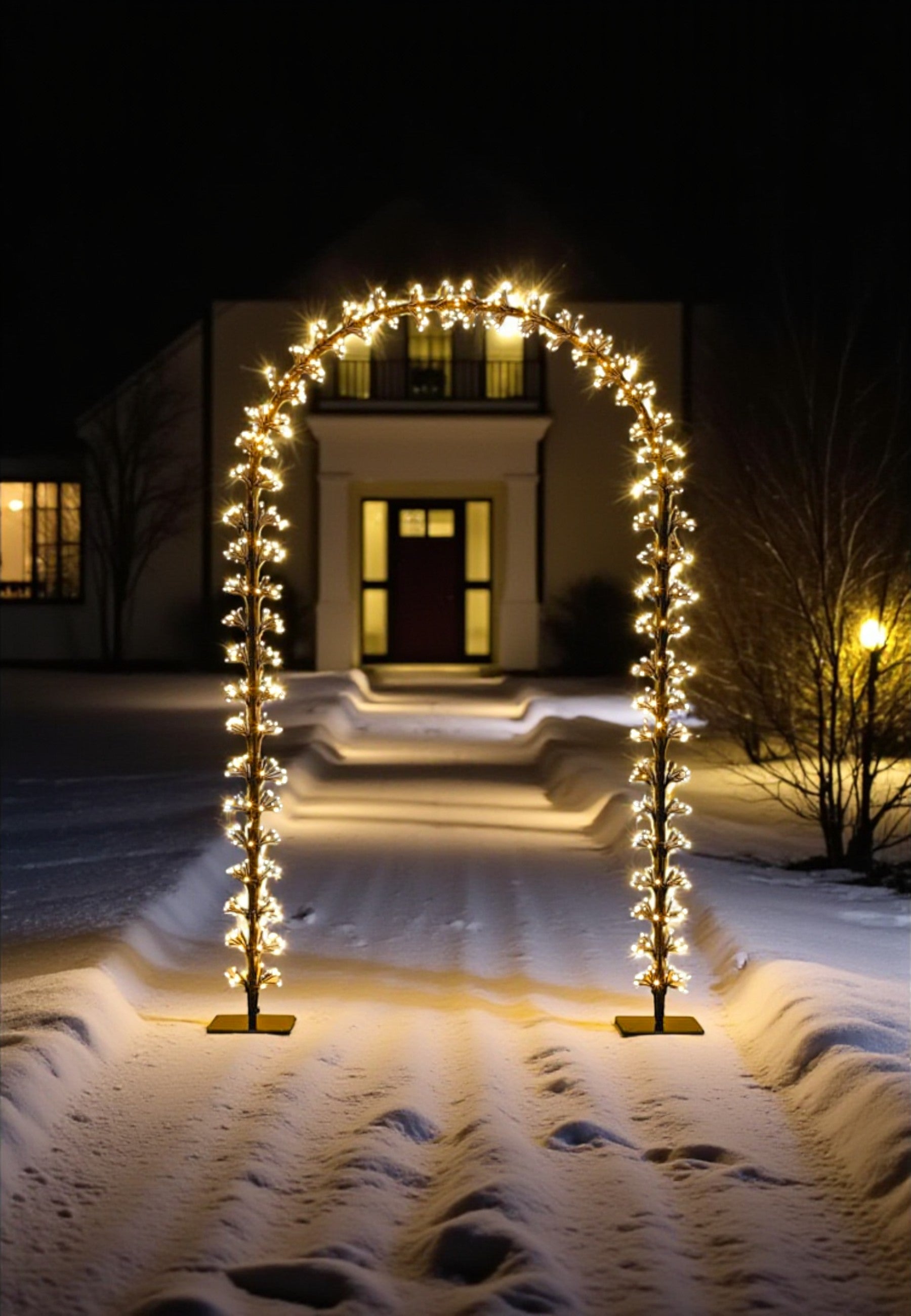 2.3m Standing LED Starburst Door Arch