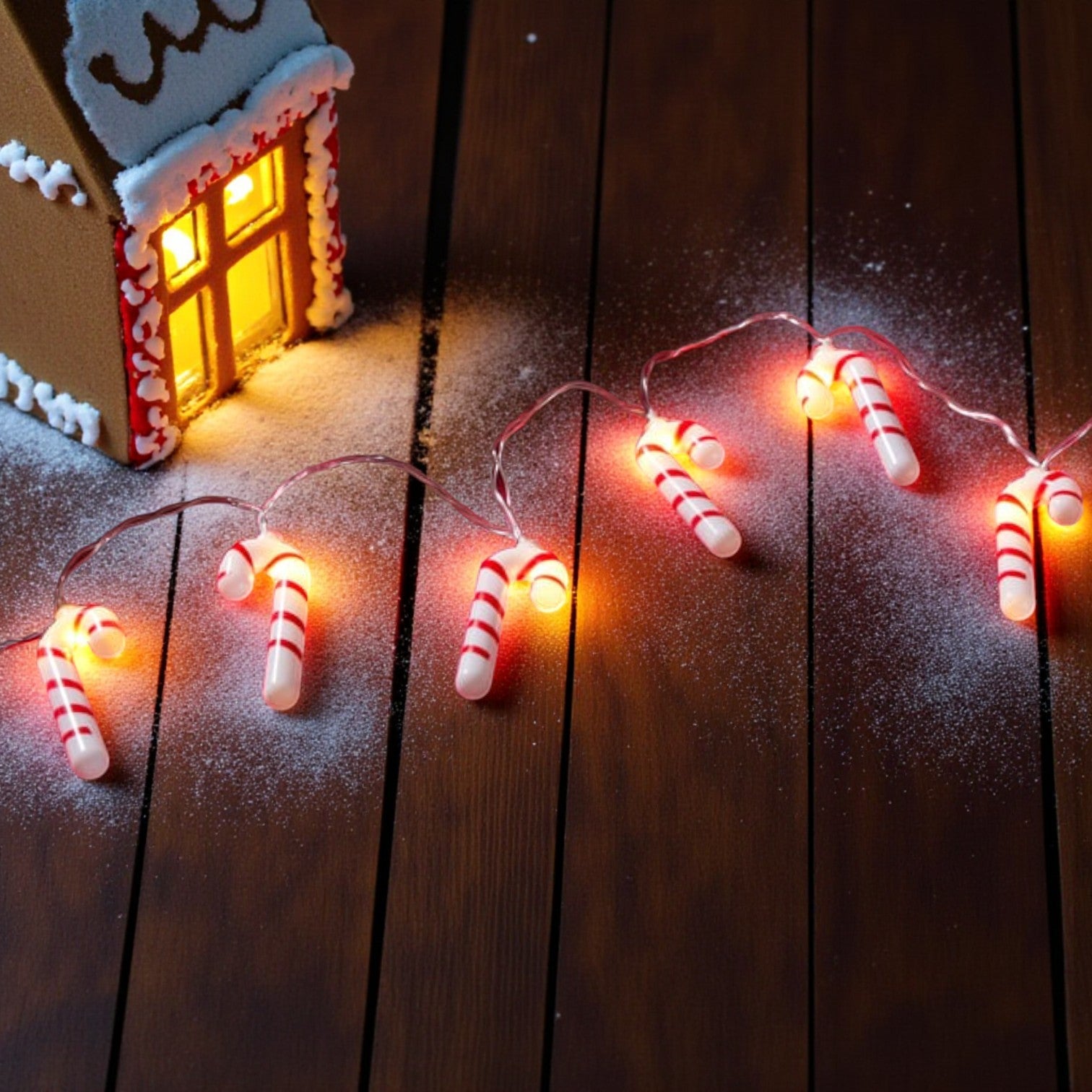 Candy Cane Novelty String Light